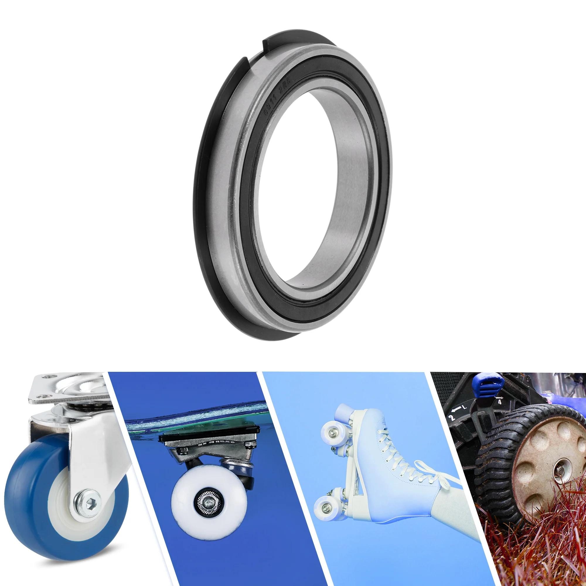 6911NR2RS Deep Groove Ball Bearings 55x80x13mm 1Pc Scooter Skateboard Wheel - Image 2