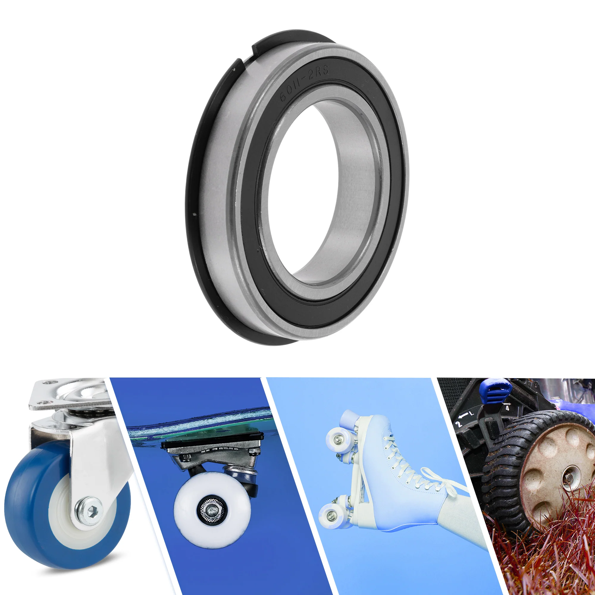 6011NR2RS Deep Groove Ball Bearings 55x90x18mm 1Pc Scooter Skateboard Wheel - Image 2