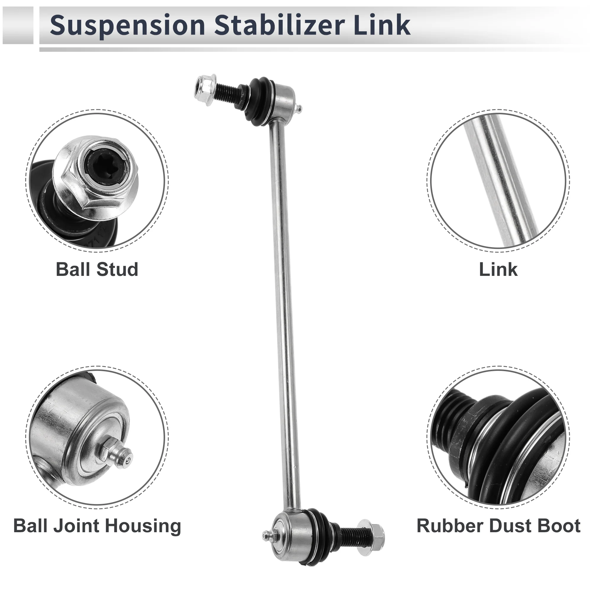 Front Stabilizer Bar Links No Bushing for CHRYSLER PACIFICA 2004 - 2008 No.K7258 - Image 5