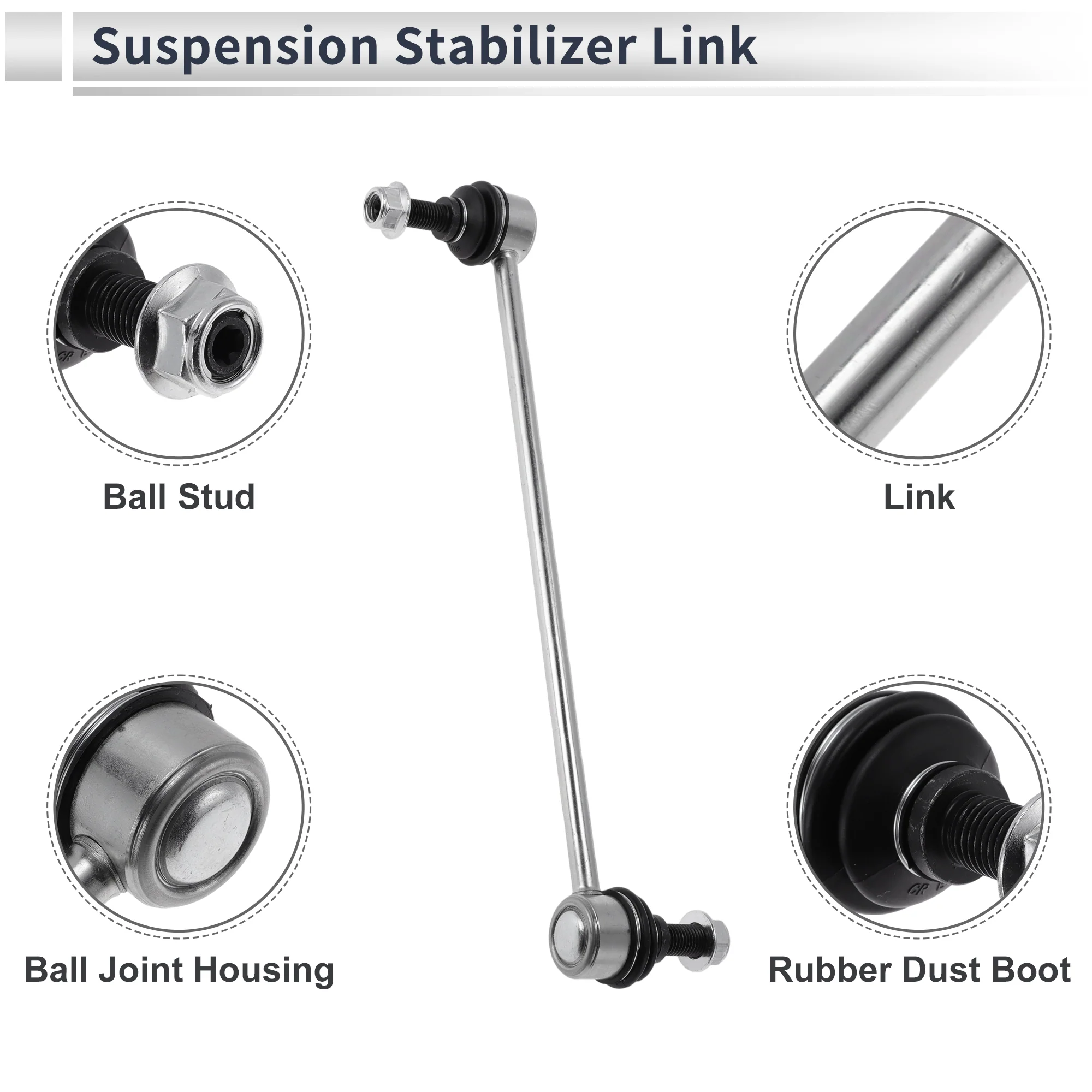 Front Stabilizer Bar Links No Bushing for CHEVROLET COBALT 2005-2010 No.K80252 - Image 5