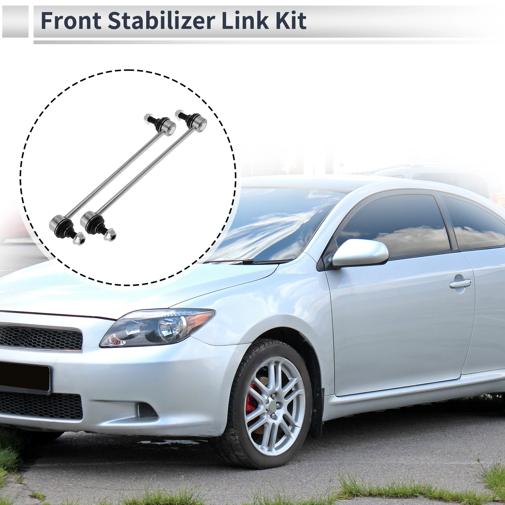 Front Stabilizer Bar Links No Bushing for PONTIAC VIBE 2003 - 2010 No.K80230 - Image 3