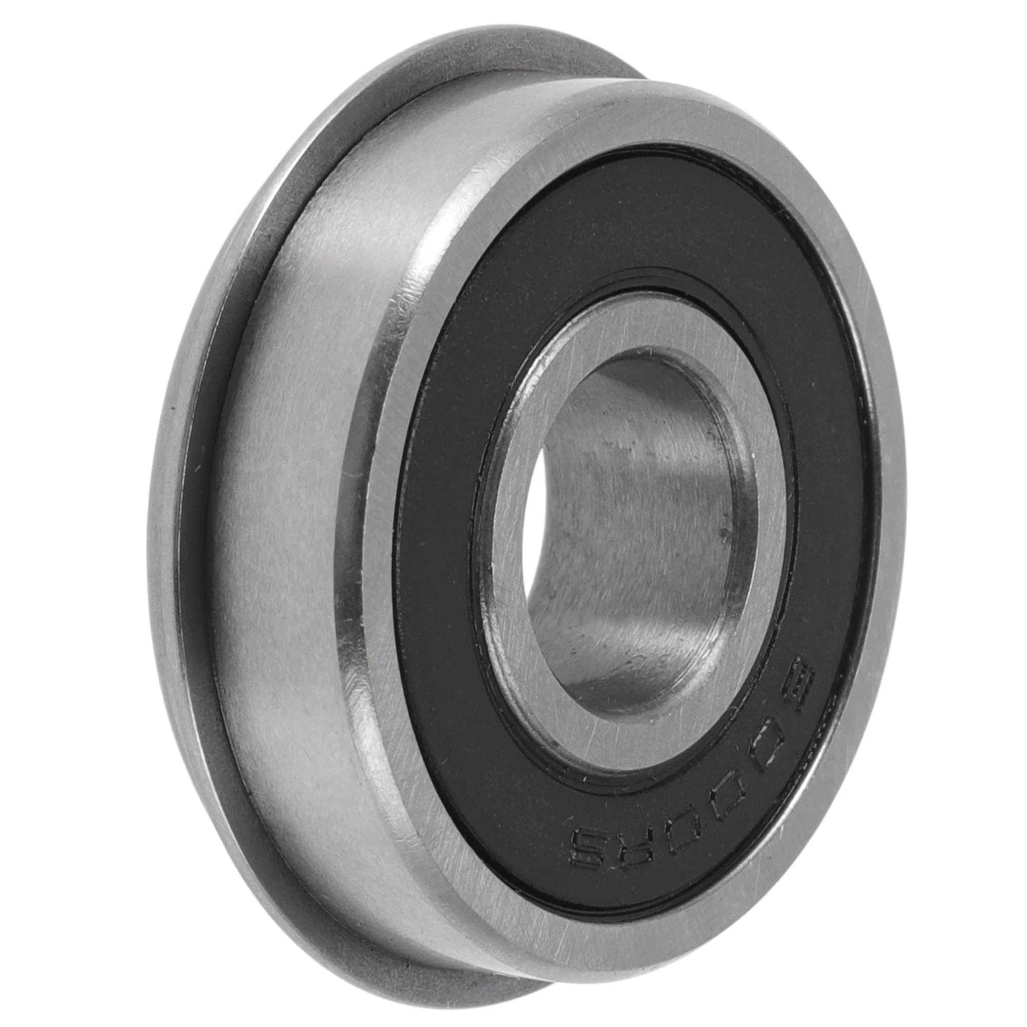 6000NR2RS Deep Groove Ball Bearings 10x26x8mm Silver Tone Black