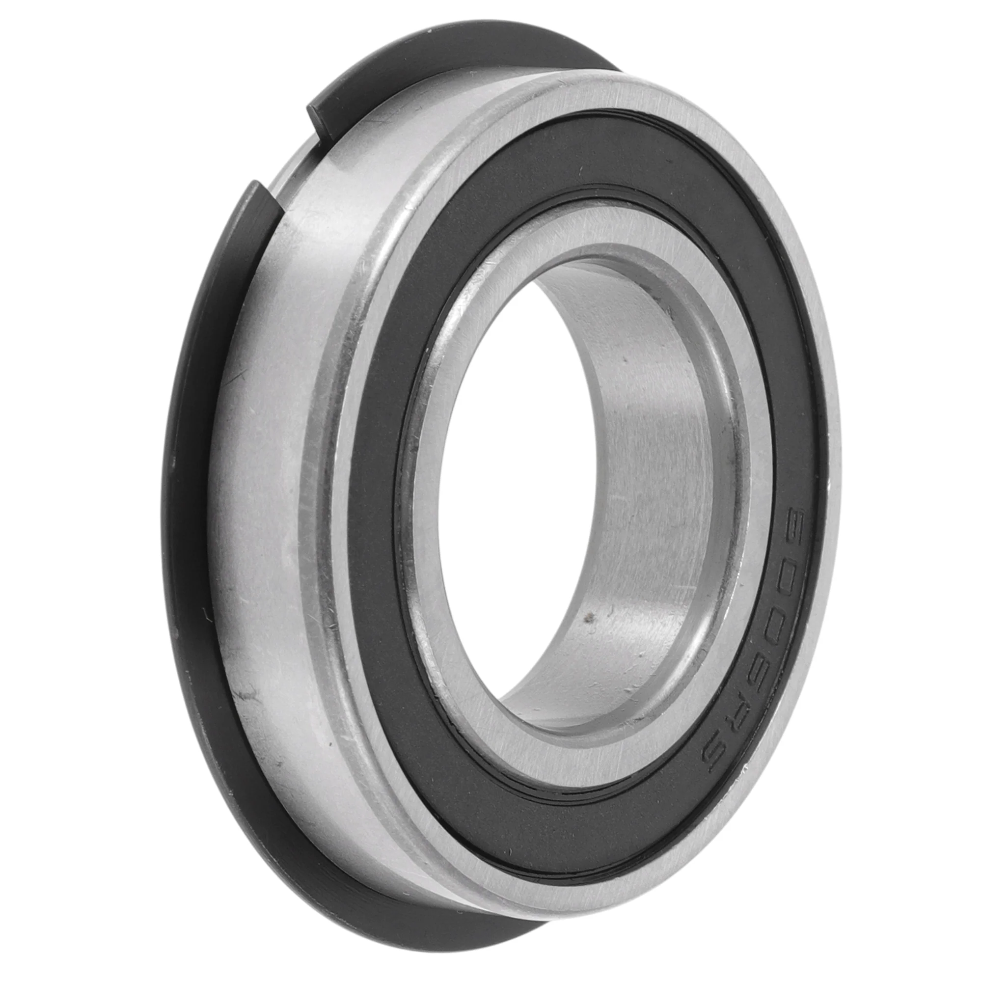 6006NR2RS Deep Groove Ball Bearings 30x55x13mm Silver Tone Black