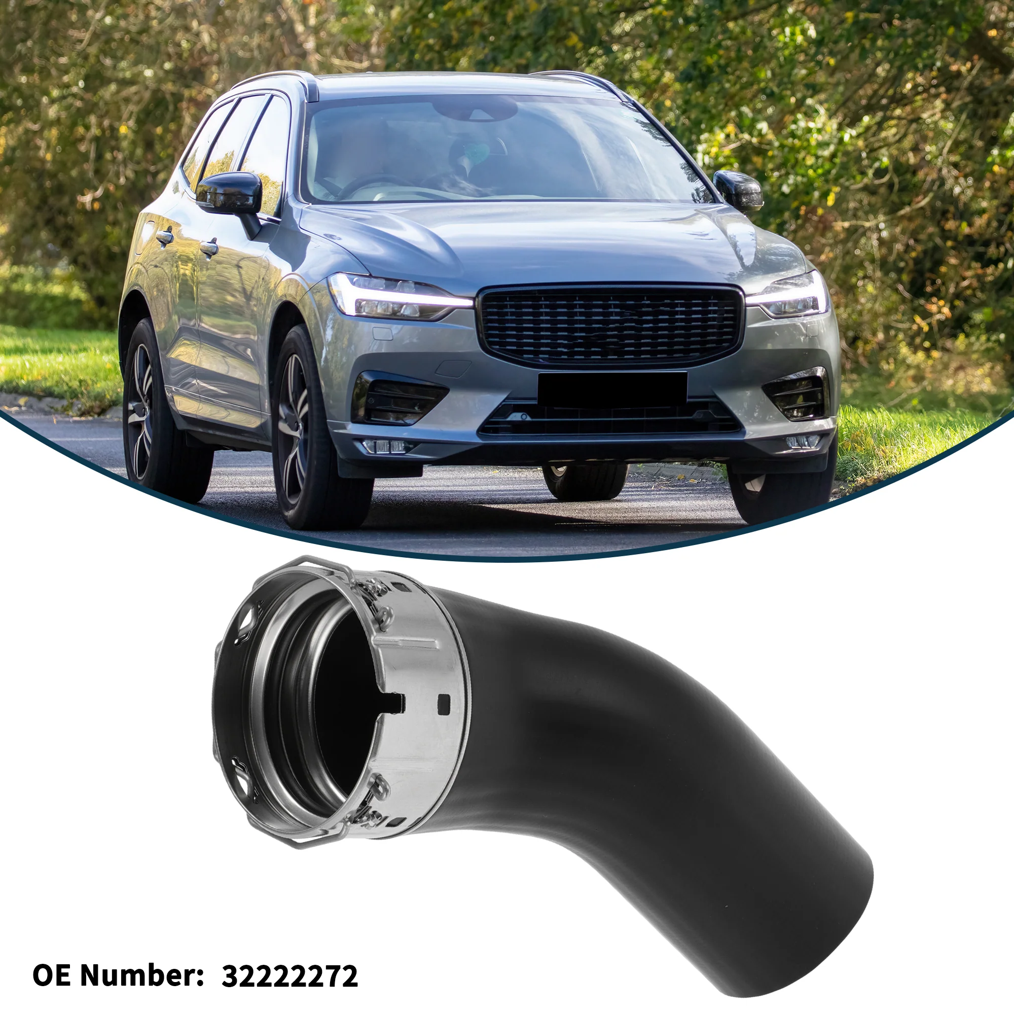 Radiator Hose Heater for Volvo S60 2011-2018 No.32222272 Boost Air Intake Hose - Image 3