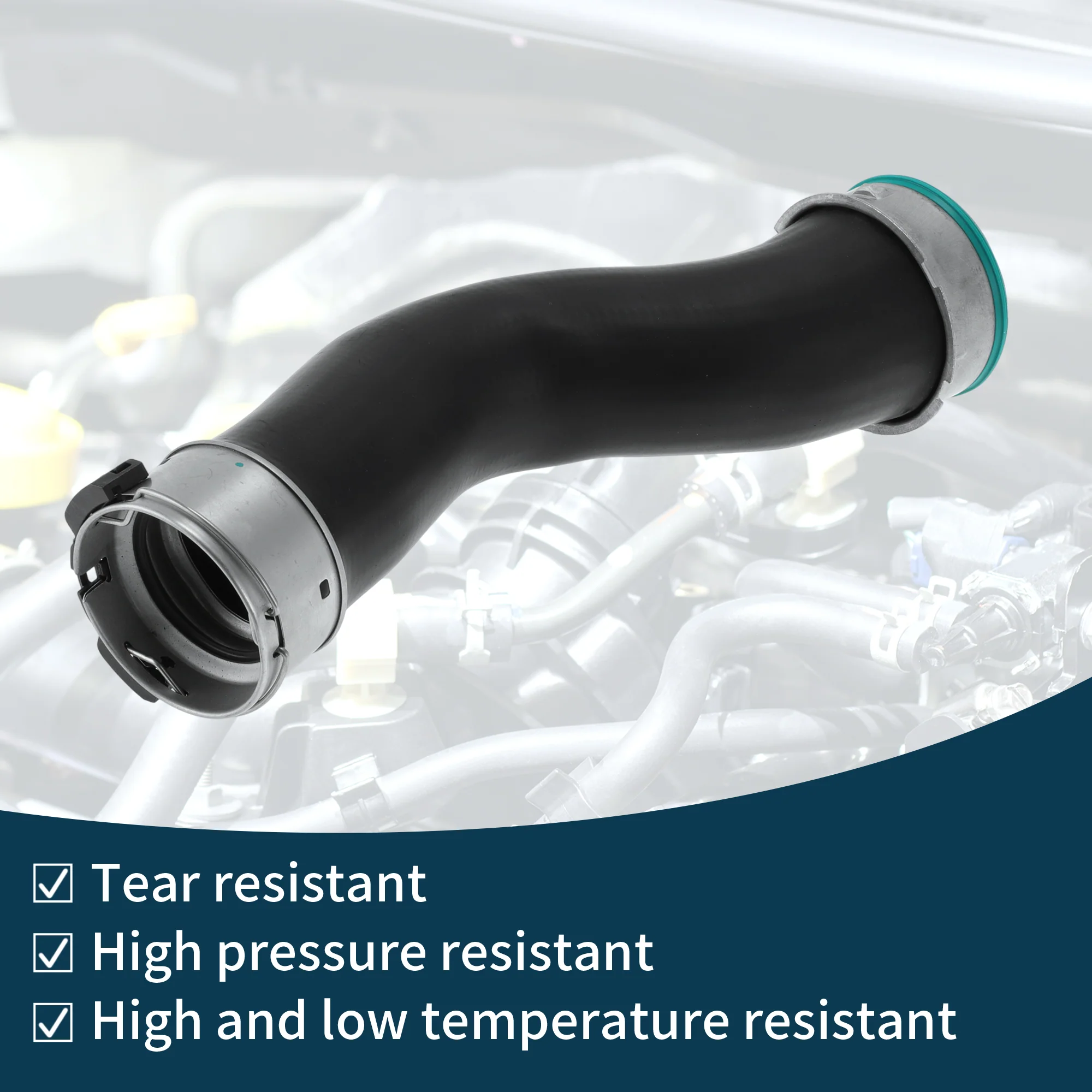 Radiator Hose for BMW X5 F15 F85 2013-2015 No.11618515638 Boost pipe Black - Image 5
