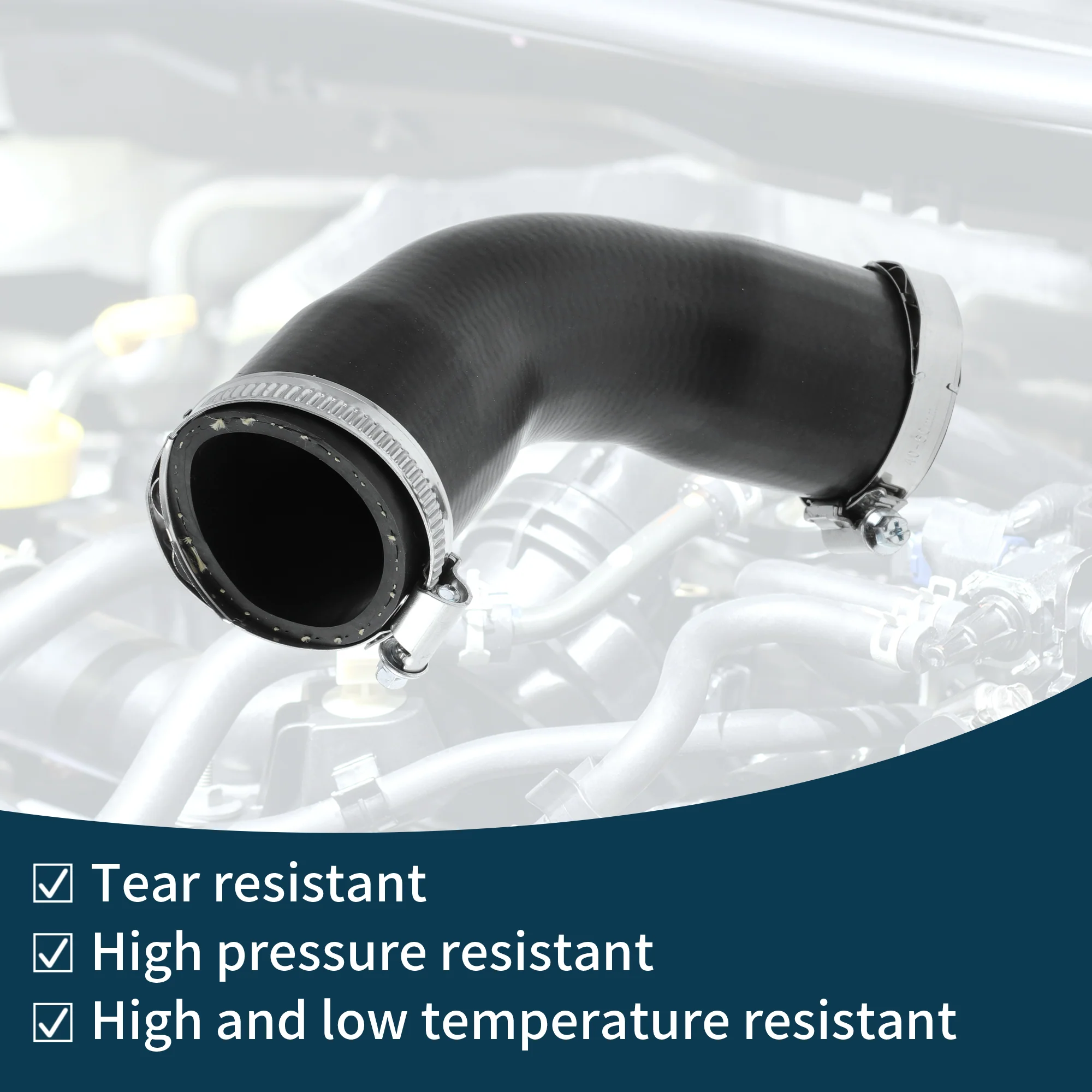Radiator Hose for BMW 3 Series E46 1999-2005 No.11612247903 Boost Hose Black - Image 5