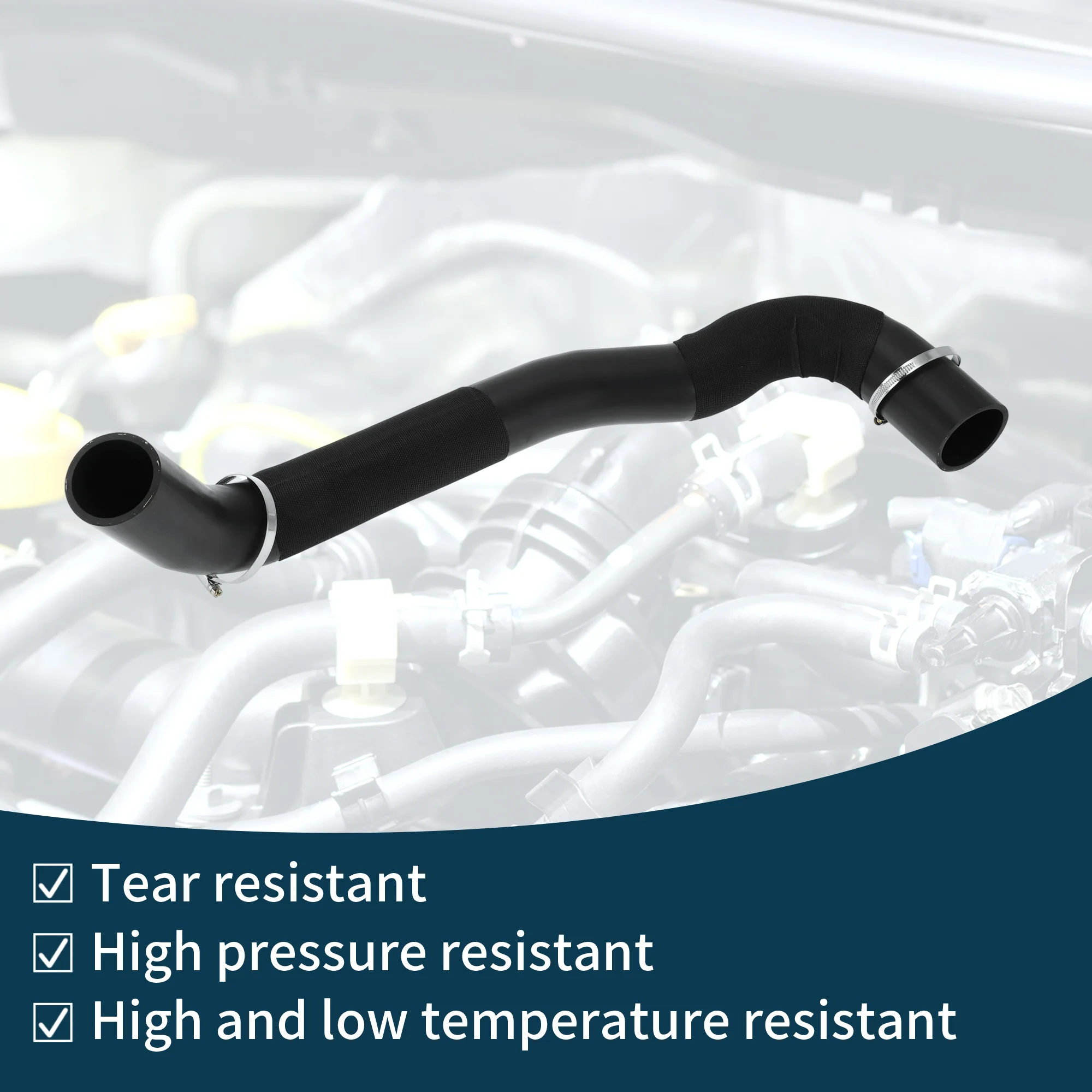Radiator Hose for Land Rover Discovery III No.PNH500025 Intercooler Pipe Black - Image 5