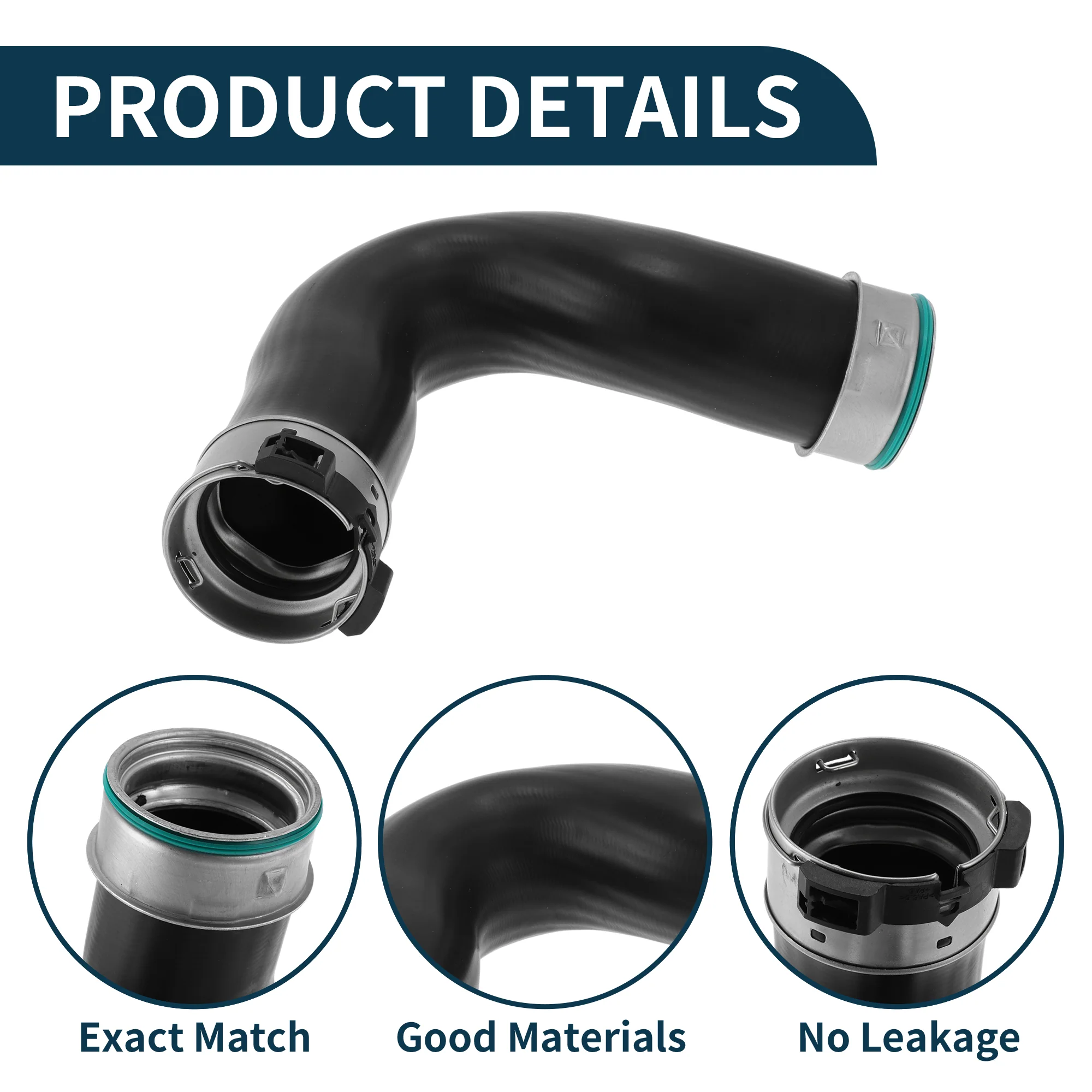 Radiator Hose for Mercedes-Benz Sprinter 311 CDI No.9065282682 Boost Hose Black - Image 4