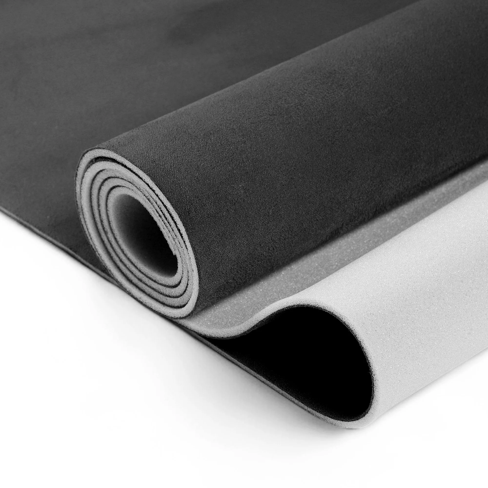 160g Suede Fabric Headliner Fabric 74" L x 60" W Foam Backing Black