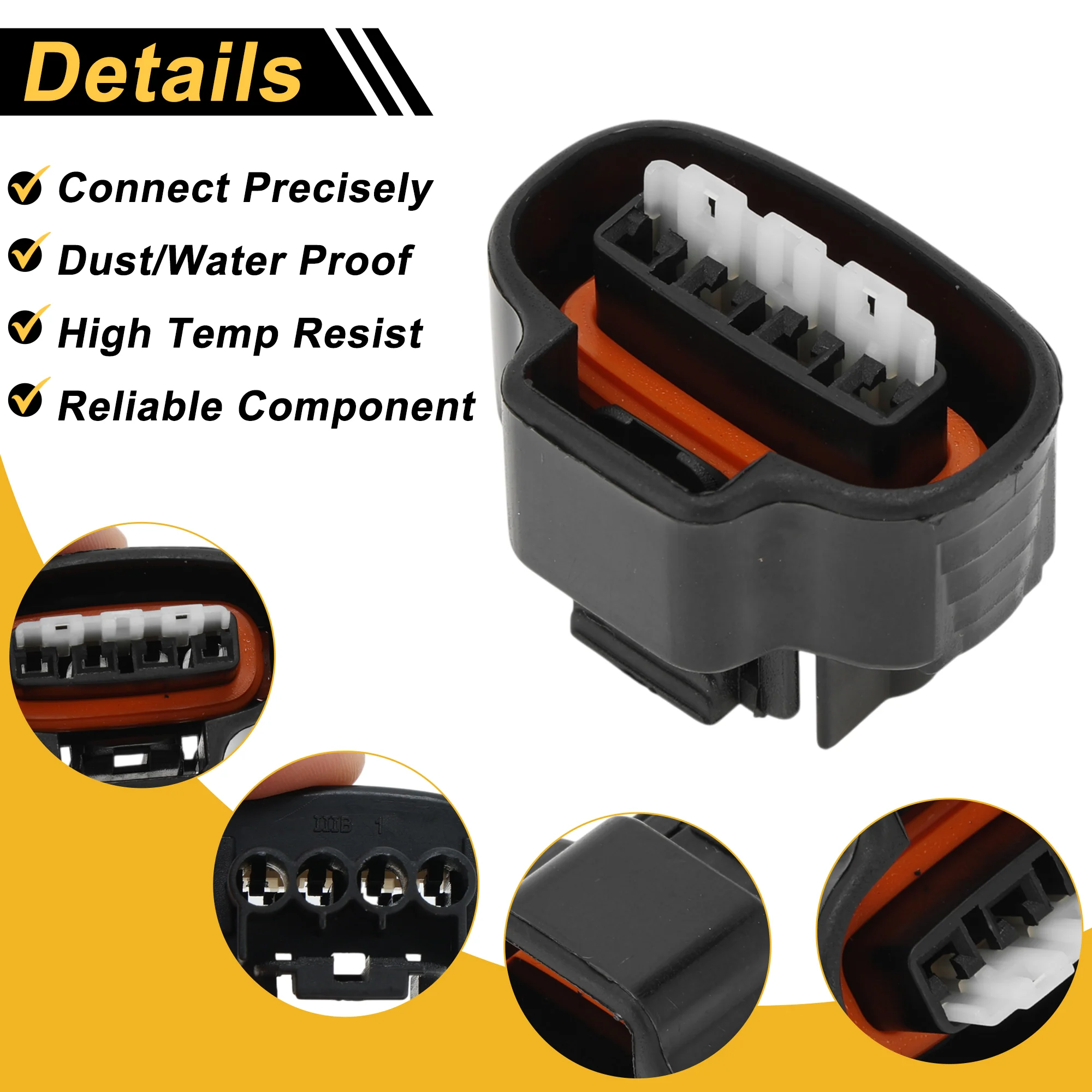 1 Pc 4 Pins Distributor Sensor Connector Plug for Toyota No.9098011150 - Image 4