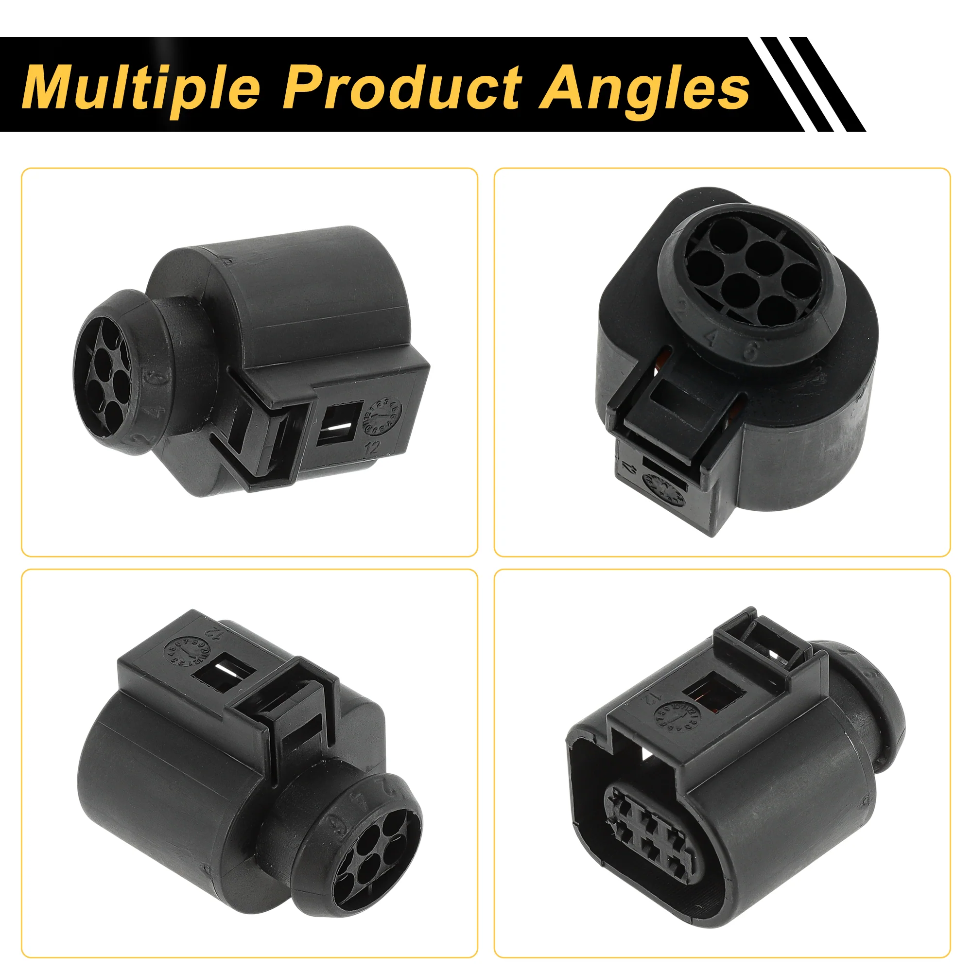 6 Pin Throttle Body Connector Cooling Fan Control Module Plug for VW for Audi - Image 6