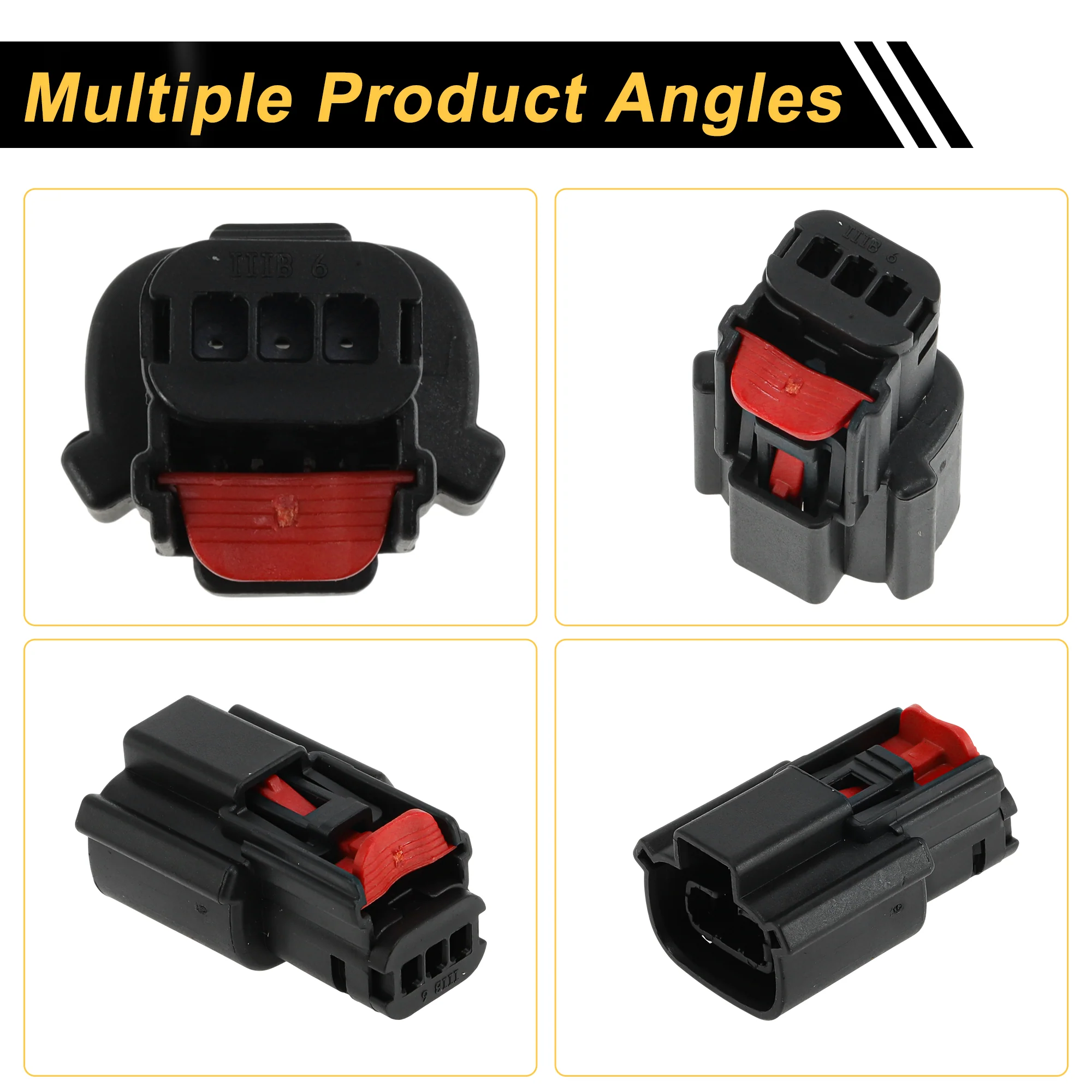 3 Pin Ignition Coil Sensor Connector Plug for Ford Edge 07-17 Female Adapter - Image 6