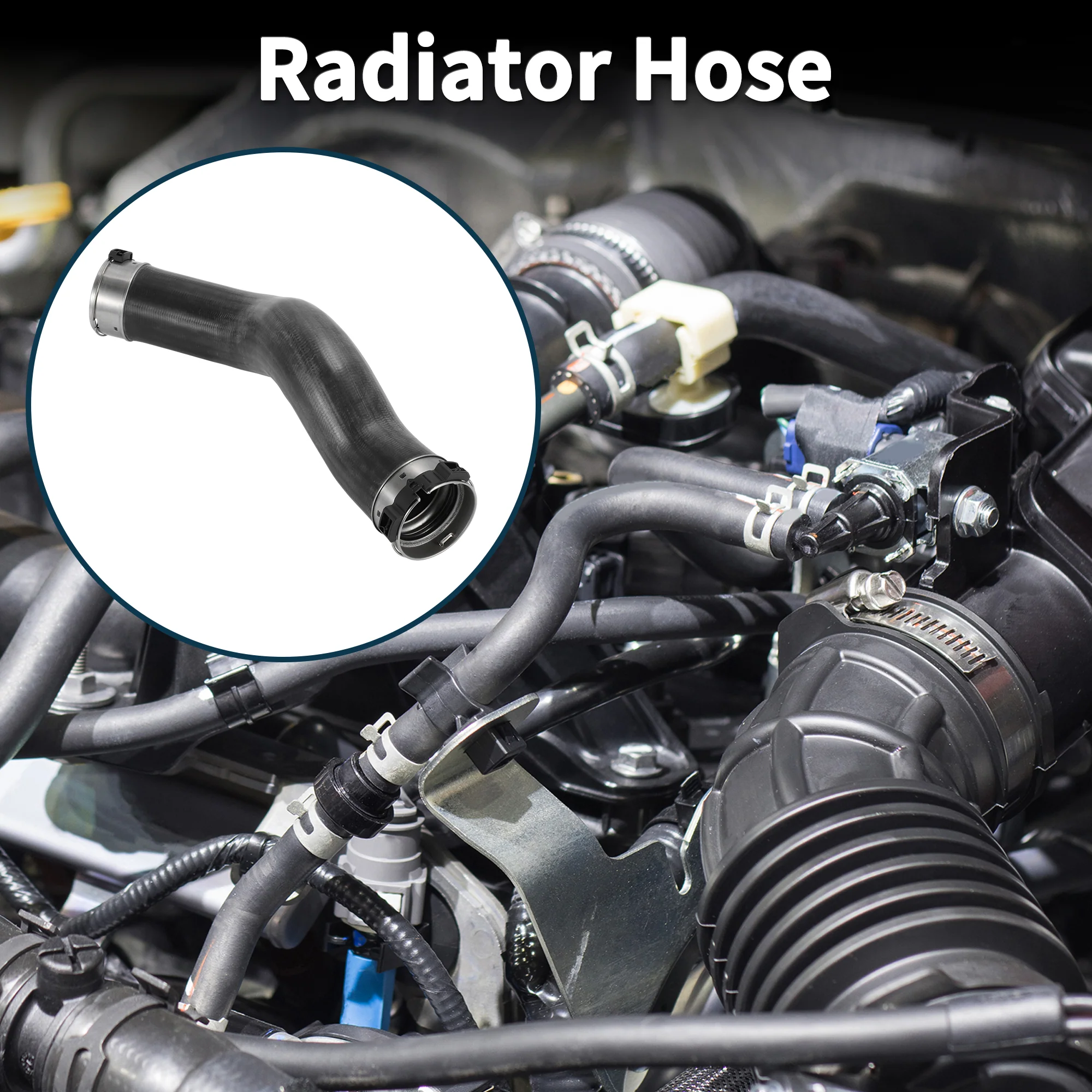 Radiator Hose for BMW 1 Series F20 F21 2015-2019 No.11618513848 Rubber - Image 2