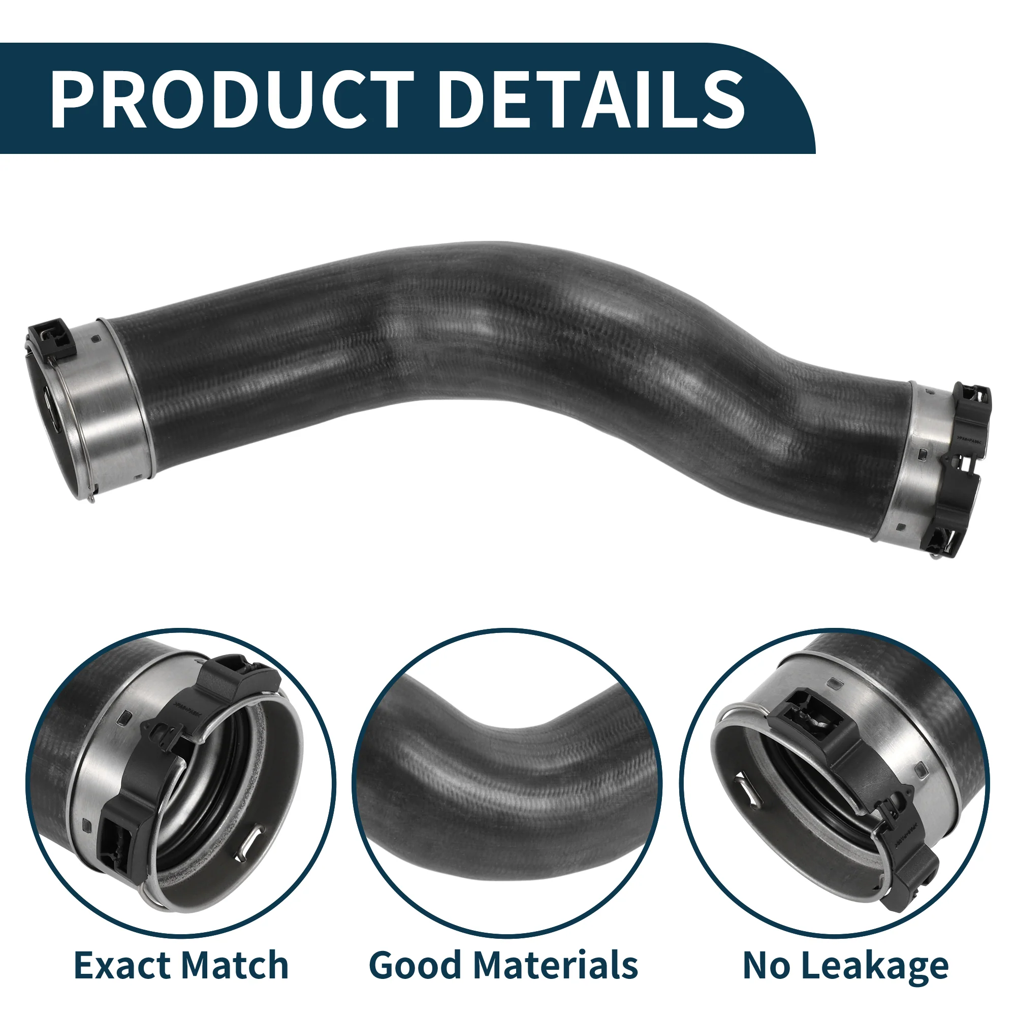 Radiator Hose for BMW 1 Series F20 F21 2015-2019 No.11618513848 Rubber - Image 4