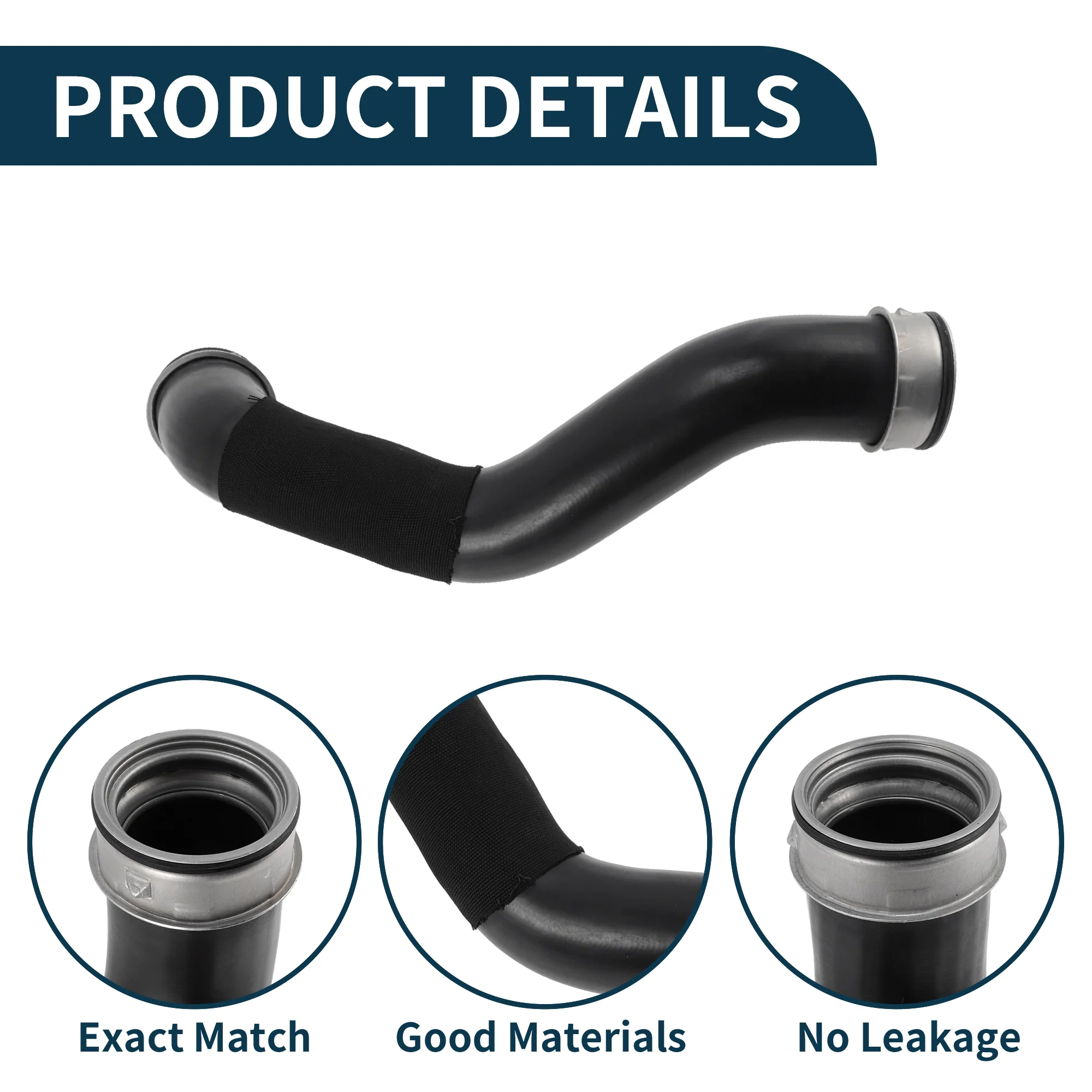Radiator Hose for Mercedes-Bnez E-Klasse W211 02-09 No.2115282482 Rubber 1 Pc - Image 4