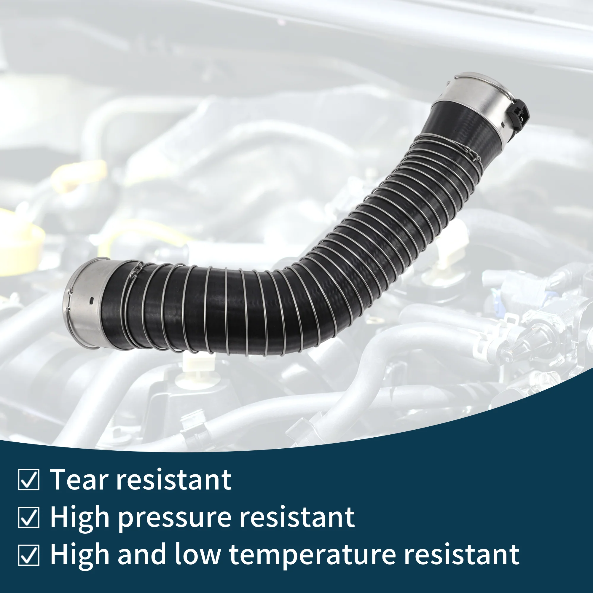 Radiator Hose Heater Hose for Nissan NV350 (E26) 12-22 No.144633XN8A Rubber 1 Pc - Image 5