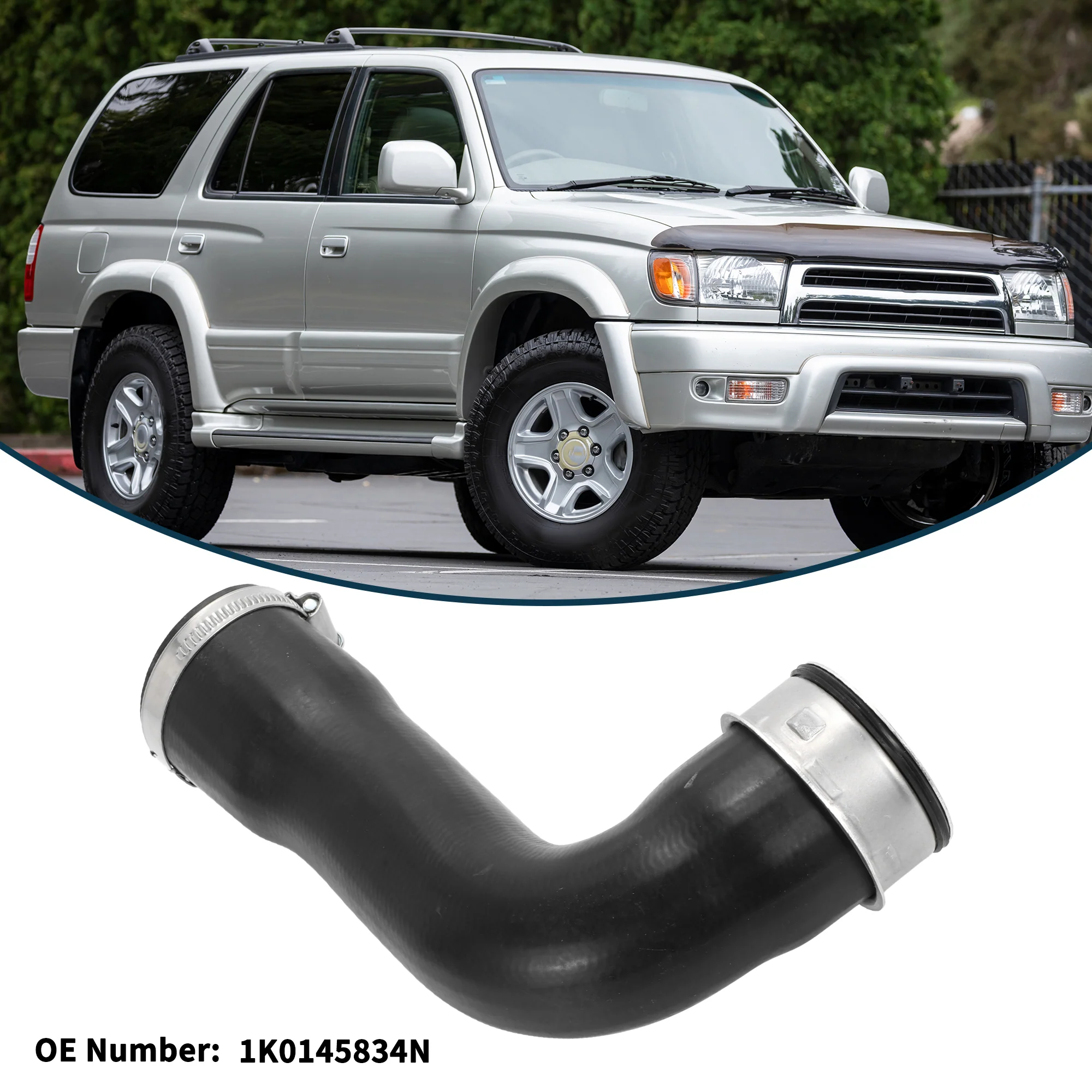 Radiator Hose for Skoda Octavia II 1.8 TSI No.1K0145834N Rubber Intercooler Pipe - Image 3