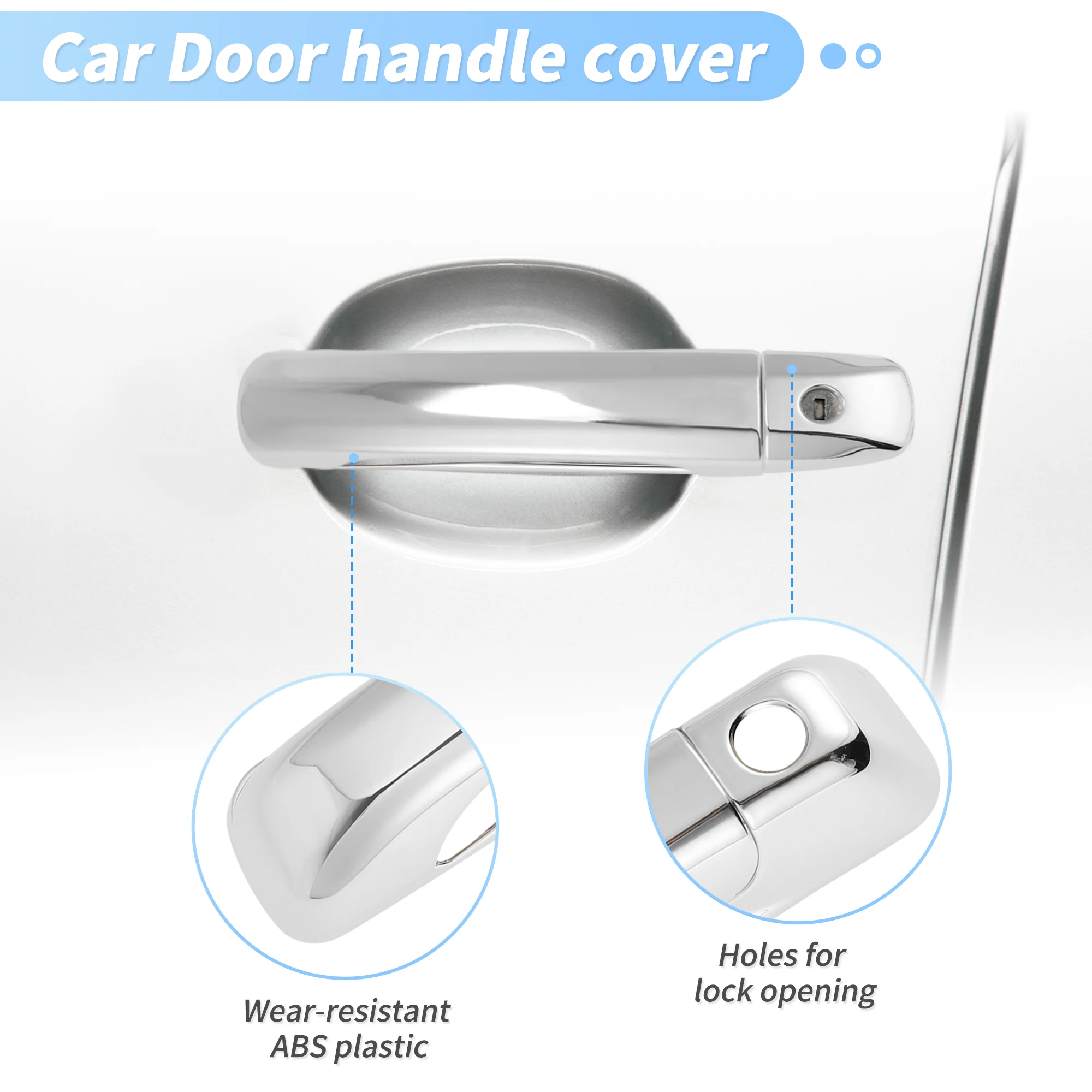 Door Handle Tailgate Cover Protector for Dodge for Ram 2500 3500 2020-2025 - Image 4