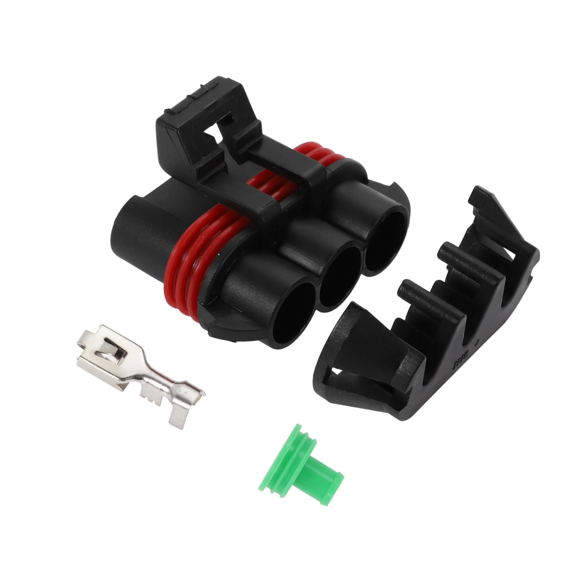 1 Set 3 Pins Connector Plug for Ford for Buick Female Adapter No.12124686
