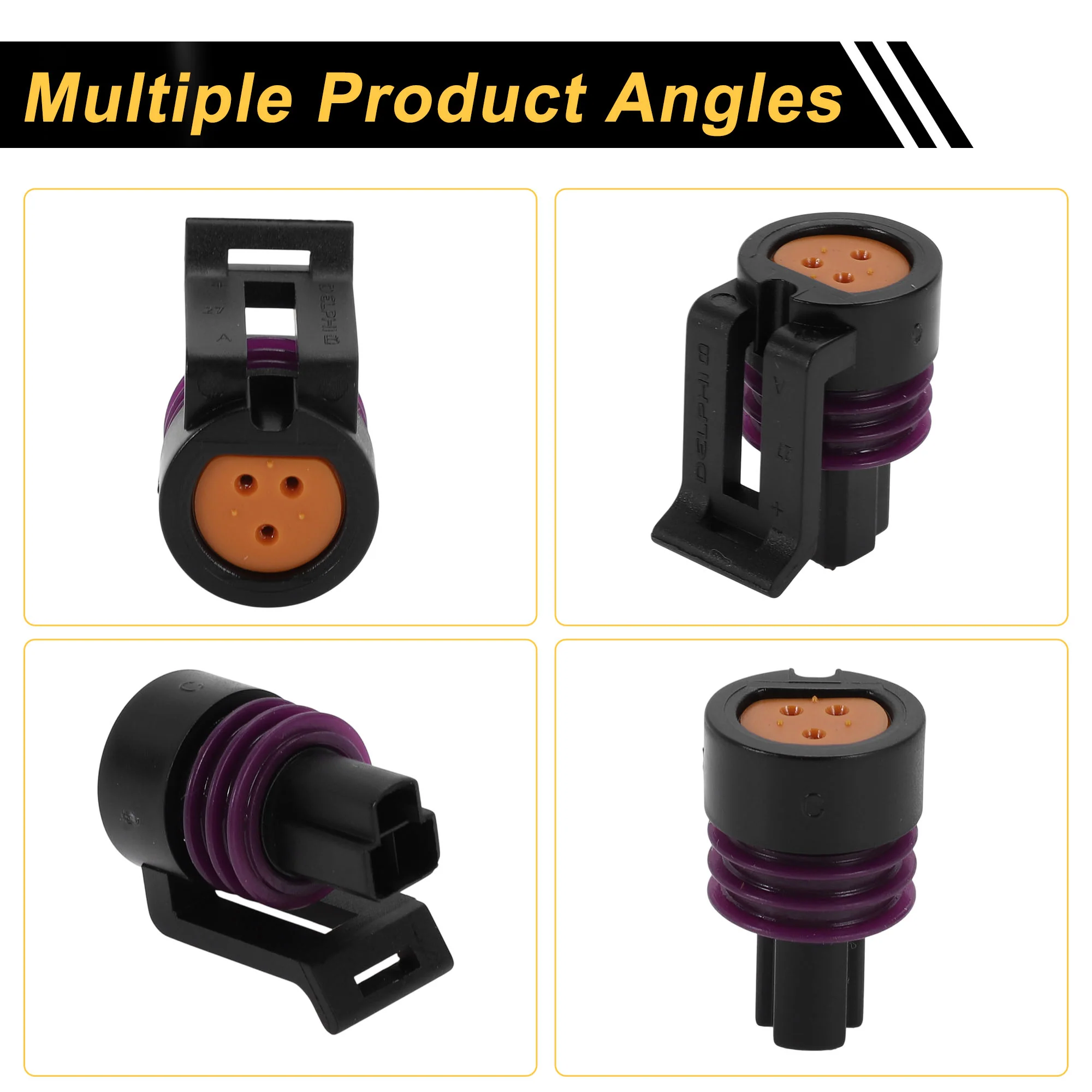 5Pcs 3Pins Connector Plug for Buick Female Adapter No.12065287 - Image 6