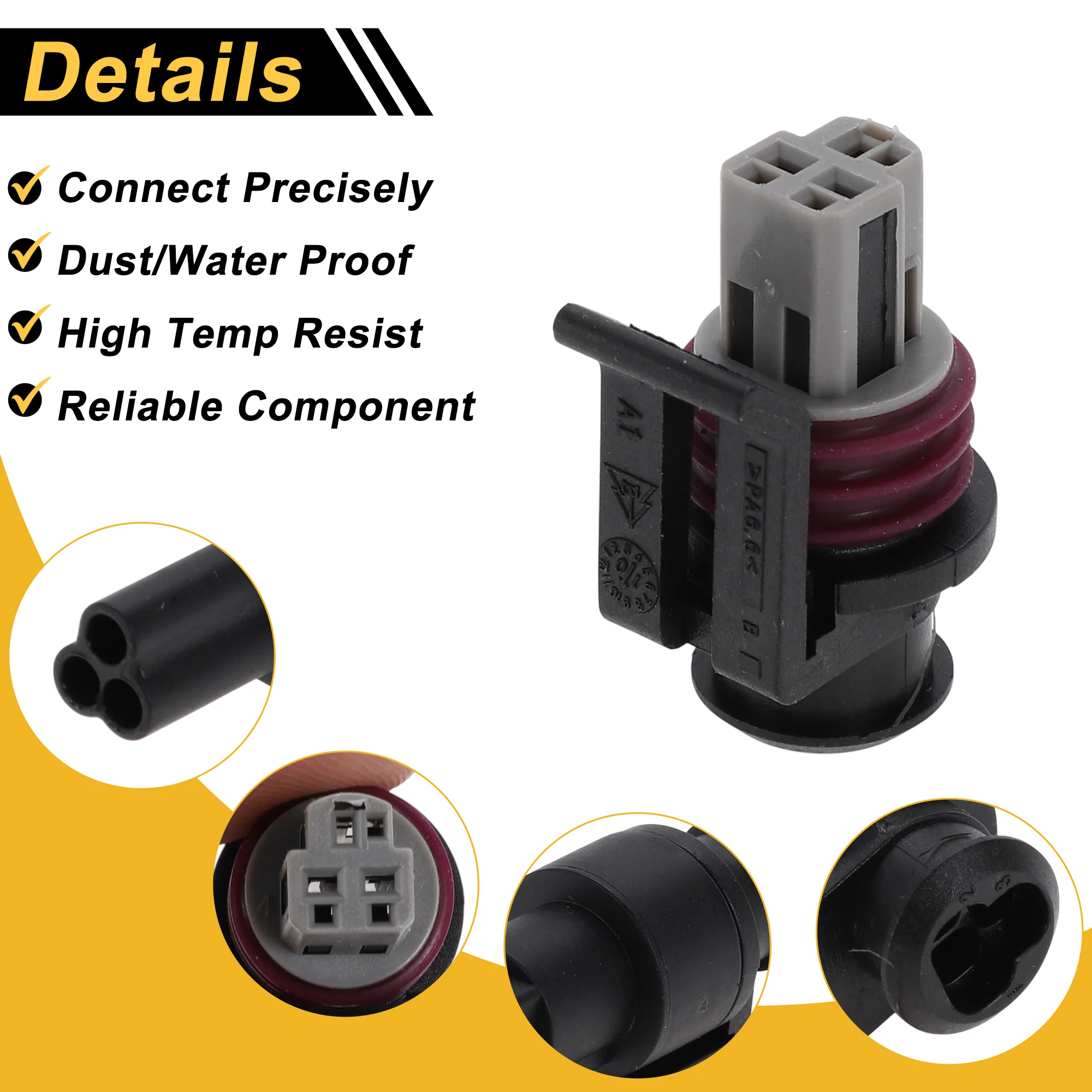 AC Pressure Switch Throttle Sensor Connector Plug for GM Male Female Adapter - Image 4