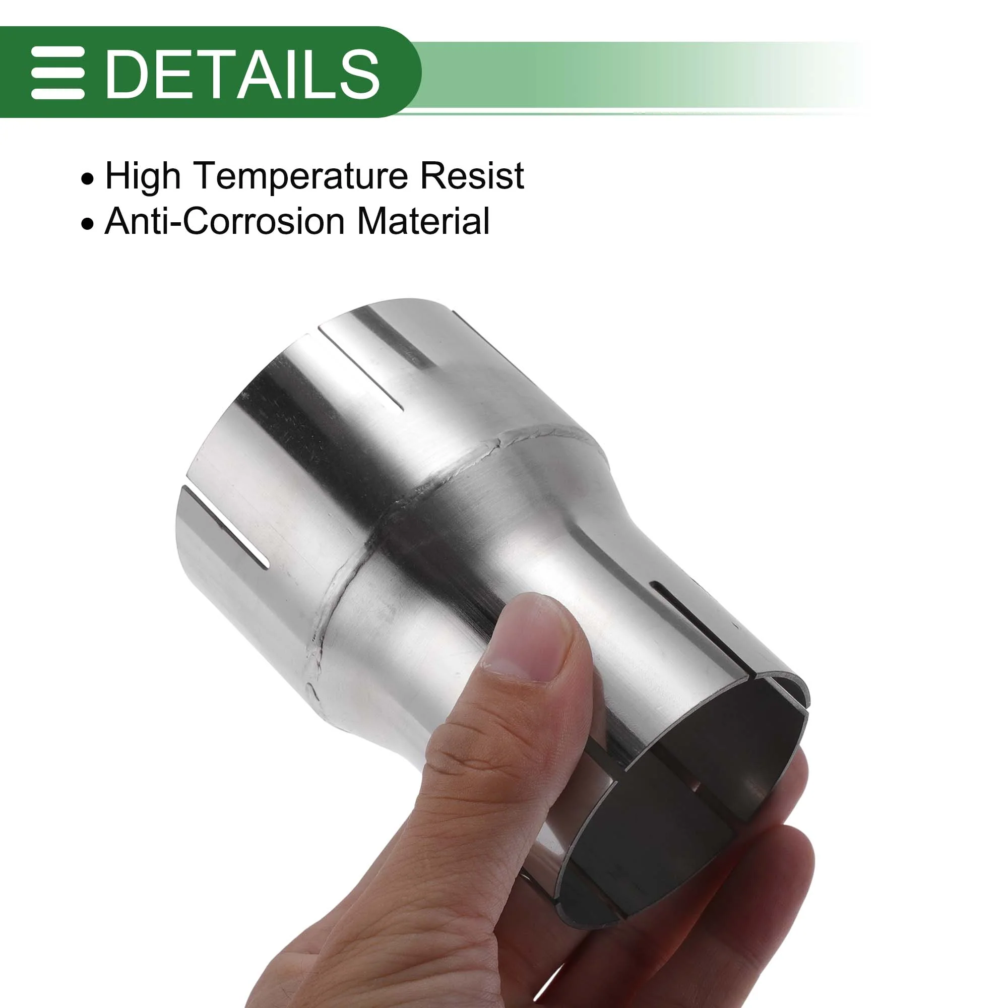 2.25" OD - 2.75" OD Mandrel Exhaust Bend Elbow Concentric Reducer Pipe Adapter - Image 5