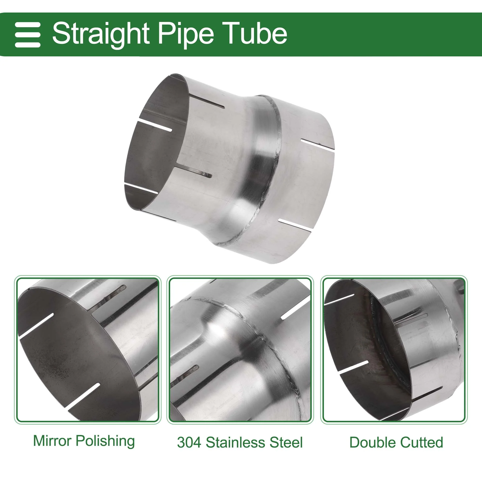 3.5" OD - 4" OD Mandrel Exhaust Bend Elbow Concentric Reducer Pipe Adapter - Image 4