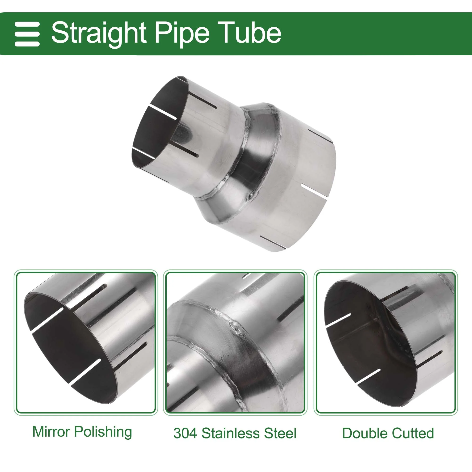 3" OD-4" OD Mandrel Exhaust Bend Elbow Concentric Reducer Pipe Adapter - Image 4