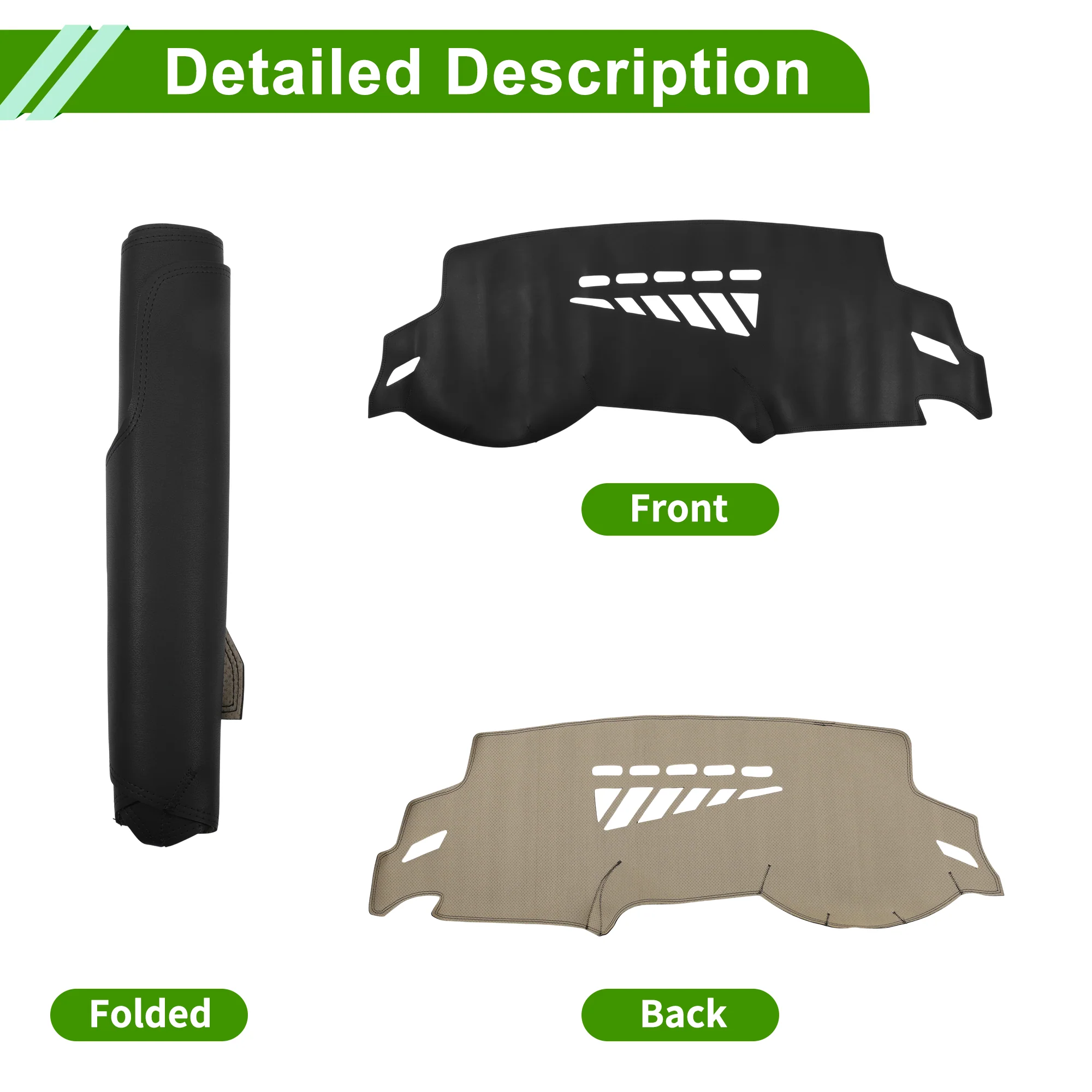 Dashboard Cover for Audi A4L 2009-2016 Dash Cover Mat Black 1 Pcs - Image 4