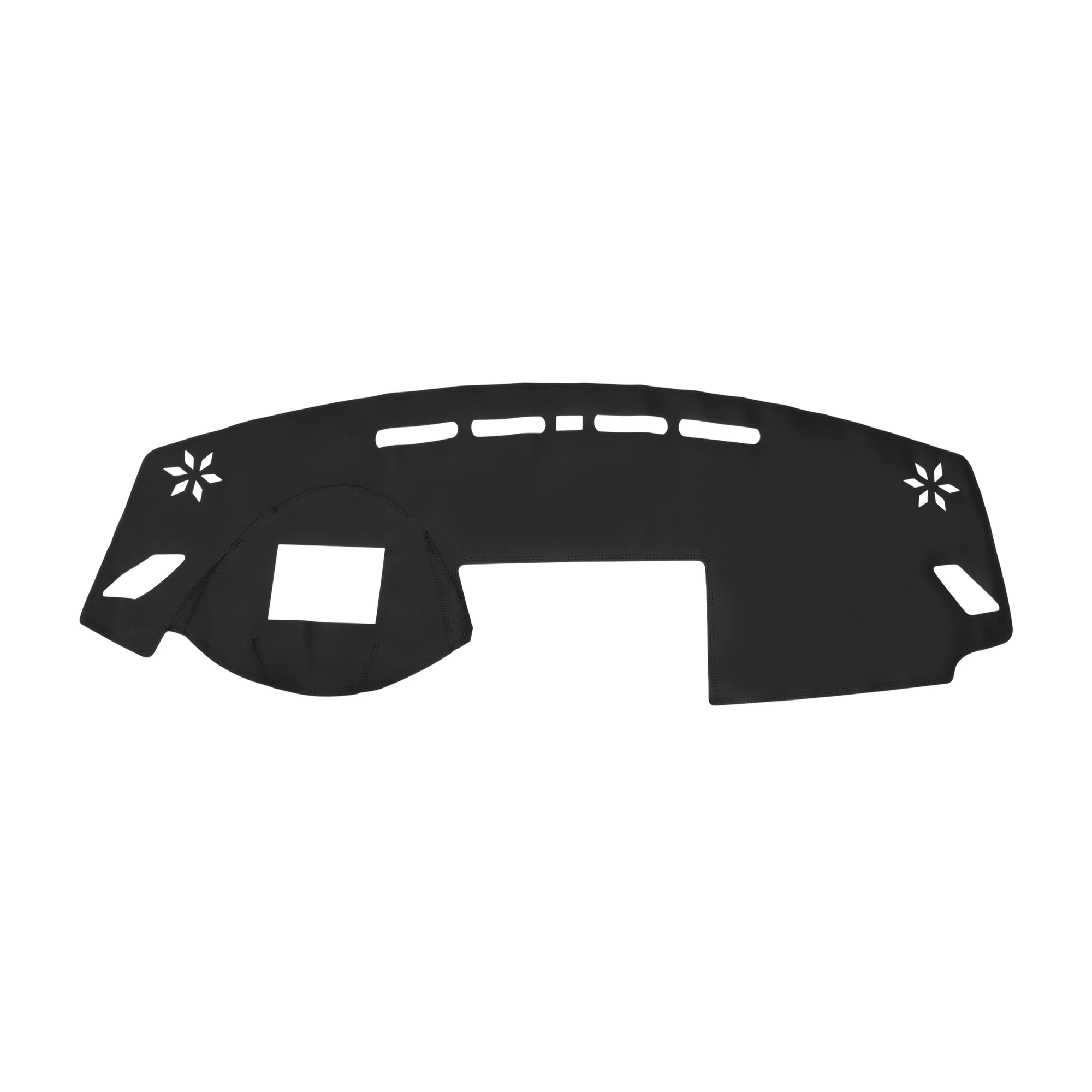 Dashboard Cover for Mitsubishi Eclipse Cross 2018-2025 Black Leather 1Pc