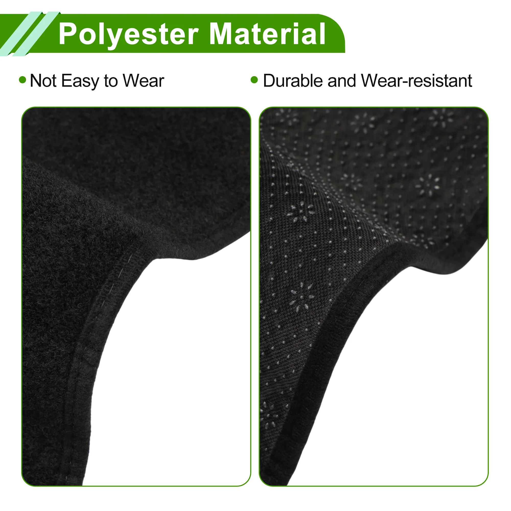 Dashboard Cover for Mitsubishi Eclipse 2006-2012 Black Polyester 1 Pc - Image 5