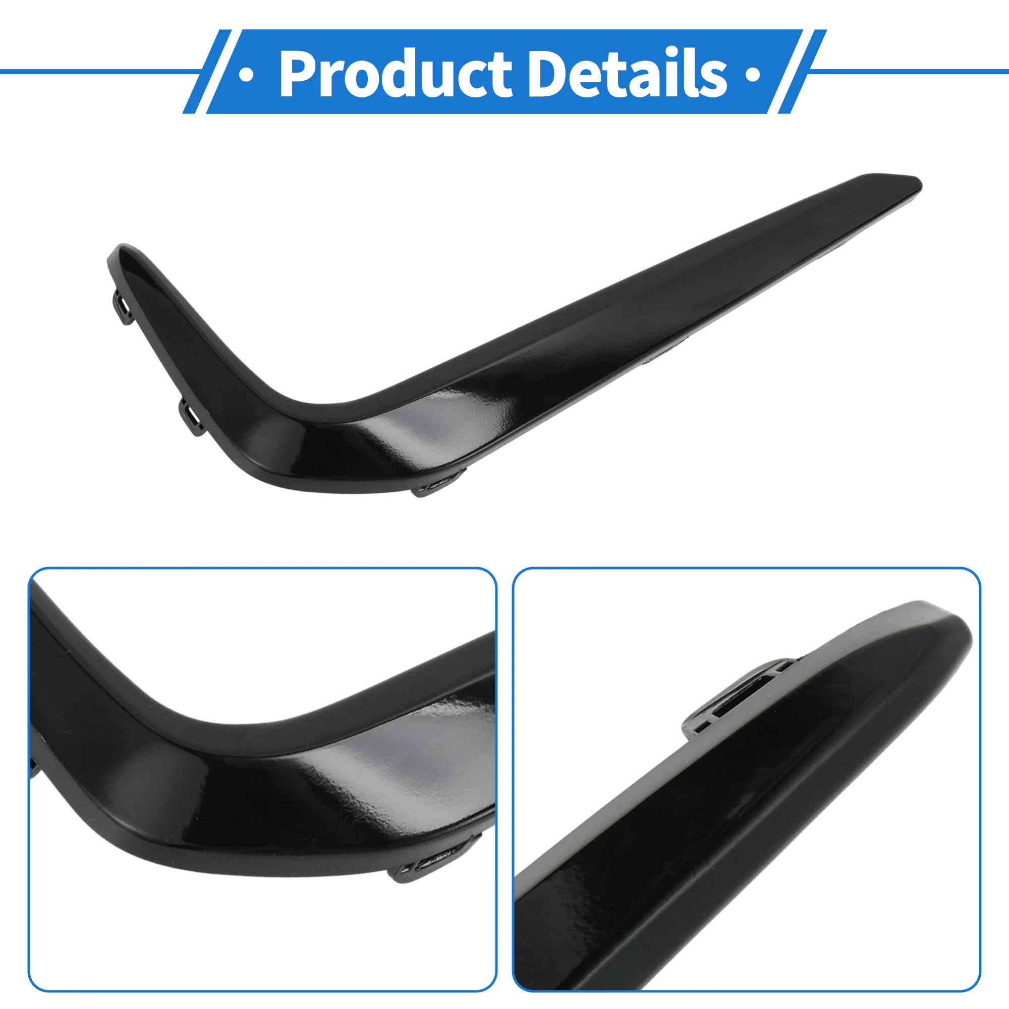 Front Left Right Front Bumper Fog Light Cover No.51118070541 for BMW 5-Series - Image 4