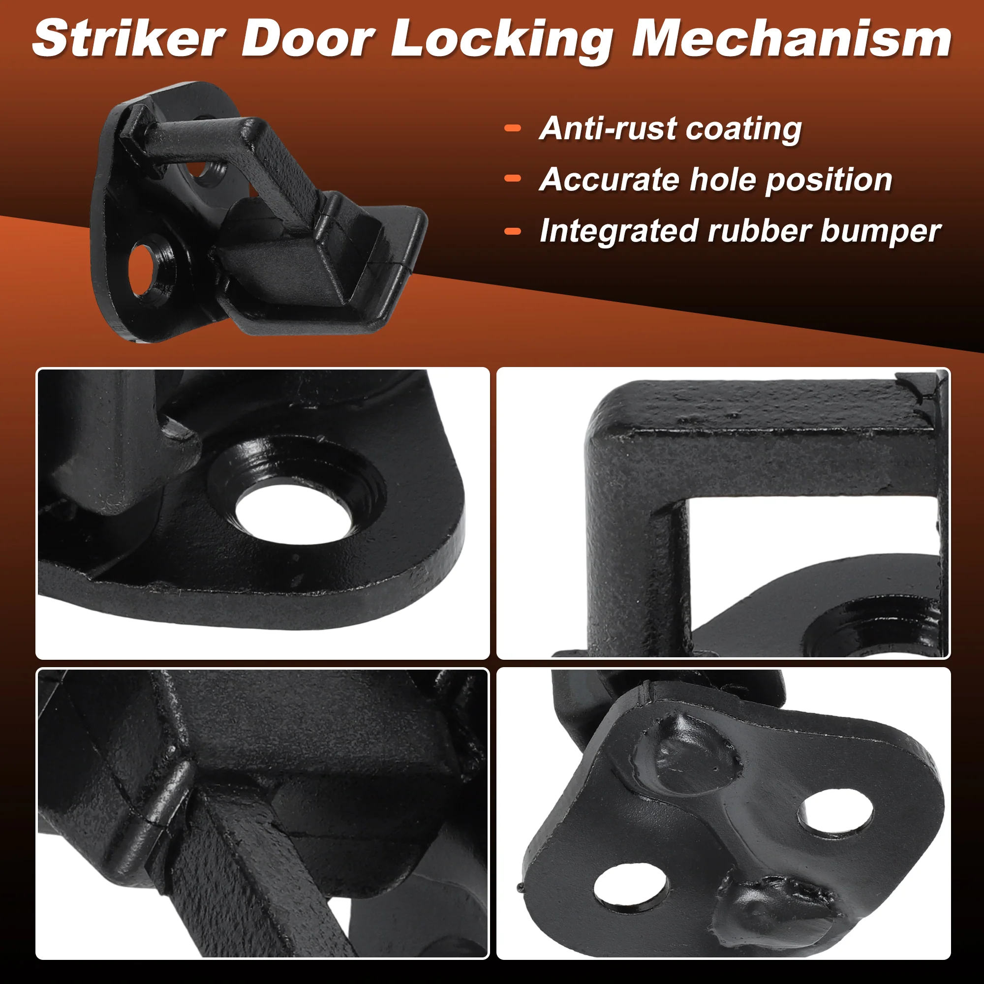 Door Lock Striker Pin for Ford F-150 09-14 Single Cab or Crew Cab 9L3Z1522008A - Image 4