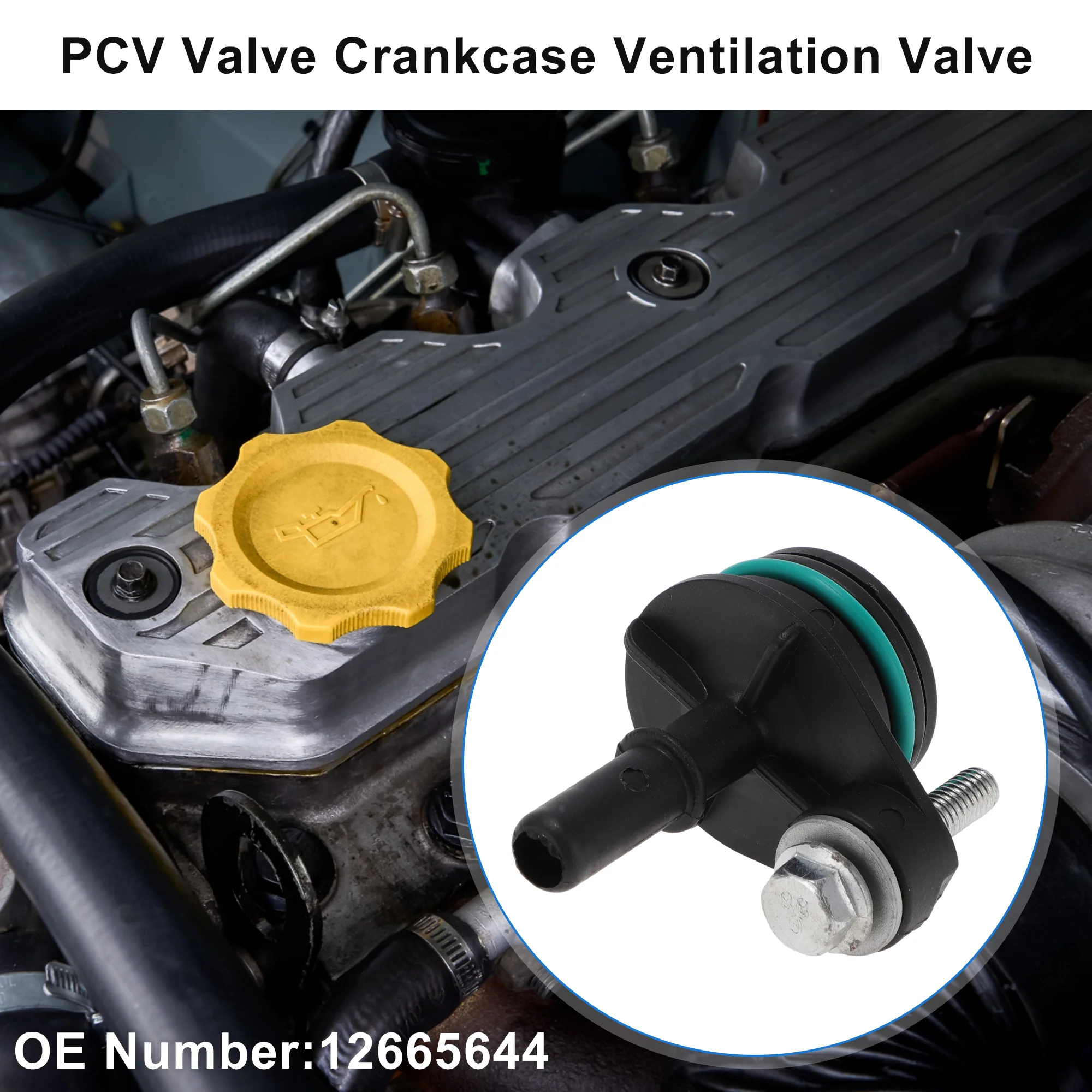 No.12665644 PCV Valve Exhaust Control Crankcase Ventilation for Chevrolet Trax - Image 2