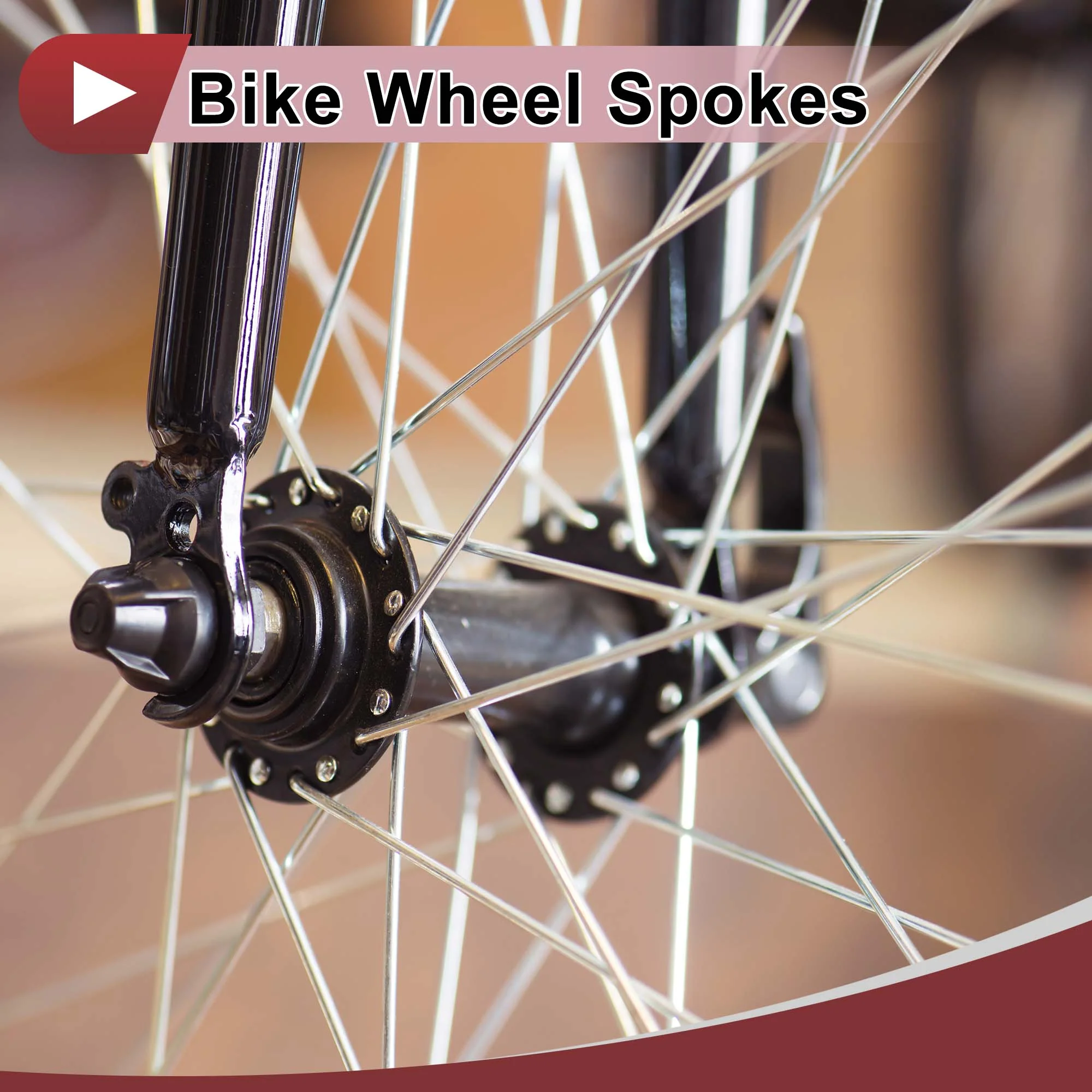 38 Set 12G Bicycle Spokes 177mm Bike Wheel Spokes Galvanized Carbon Steel - Image 3