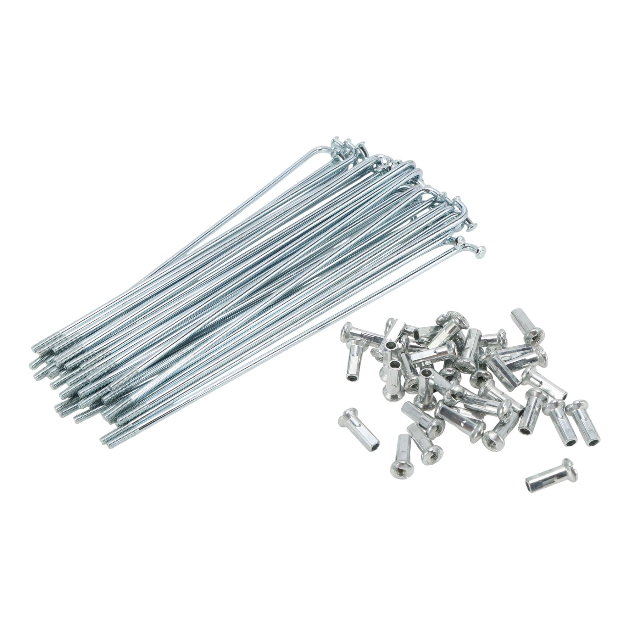 38 Set 13G Bicycle Spokes 127mm Bike Wheel Spokes Galvanized Carbon Steel