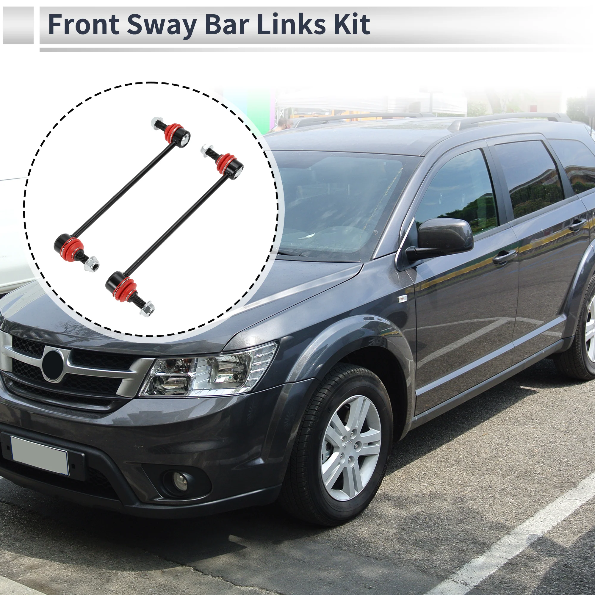 Front Stabilizer Bar Links for DODGE JOURNEY 09-20 No.K750382 2 Pcs - Image 3