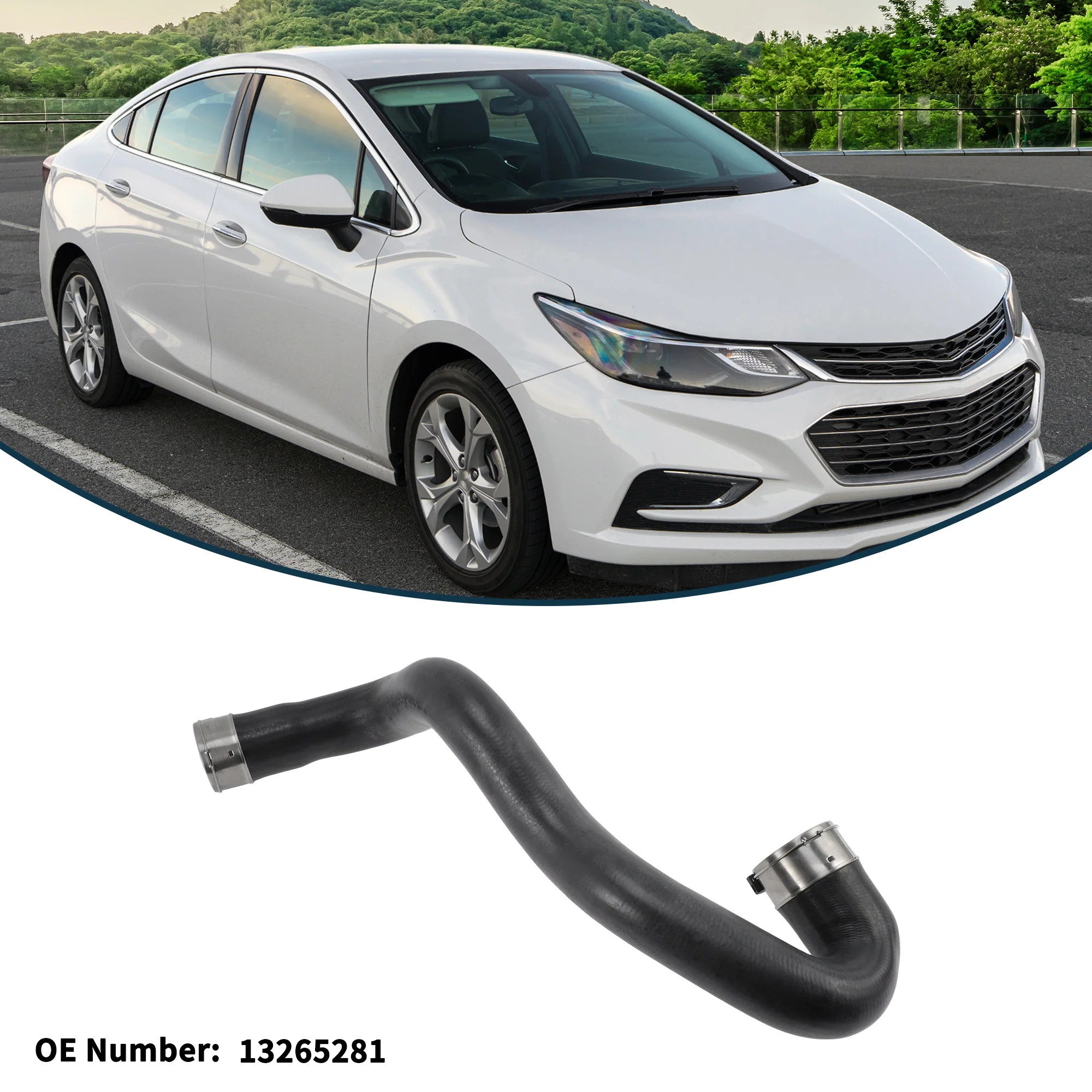 Radiator Hose Heater Hose for Opel for Astra J 1.7 CDTI 09-15 No.13265281 Rubber - Image 3