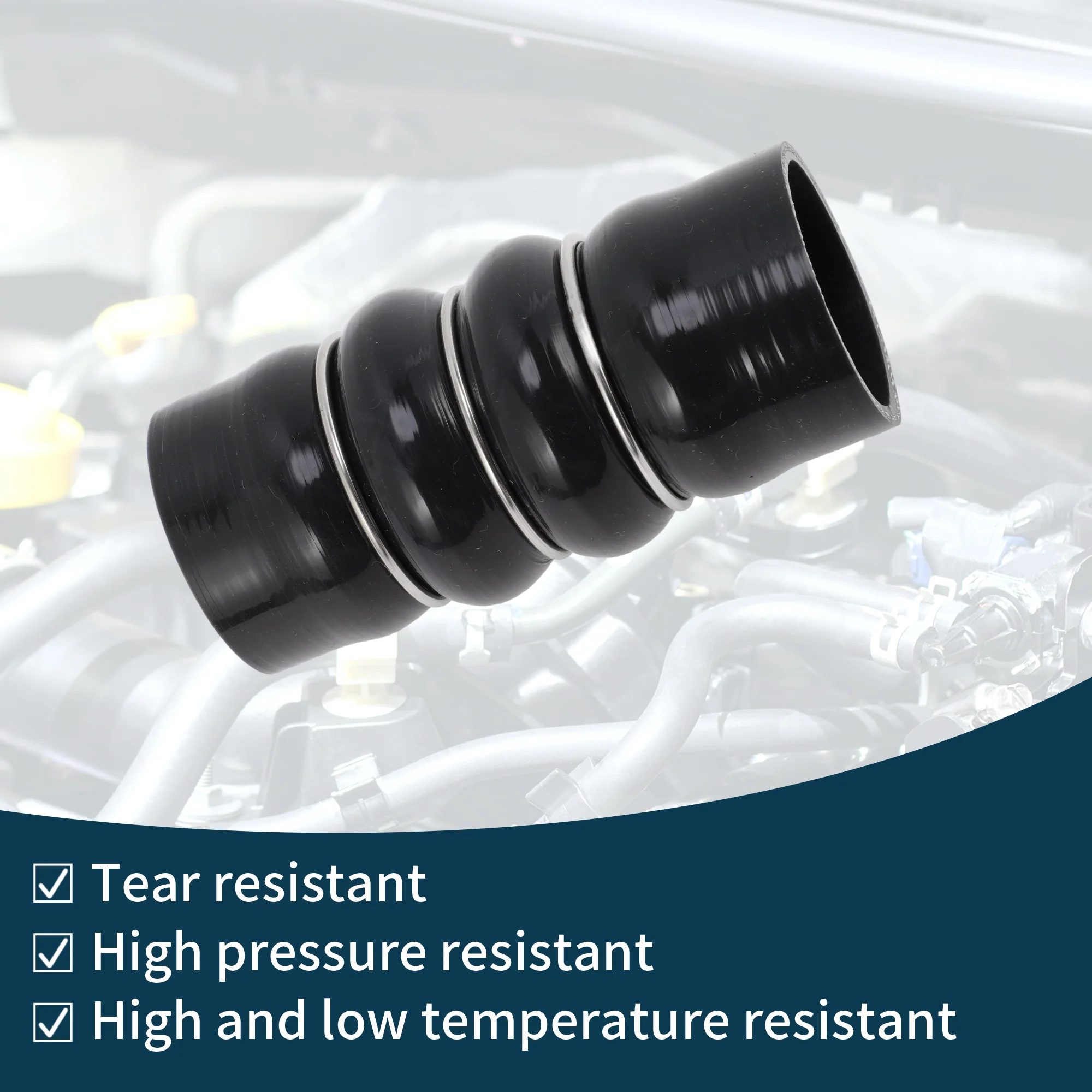 Radiator Hose Heater Hose for Peugeot 207 1.4 HDI 06-12 No.9801280580 Rubber 1Pc - Image 5