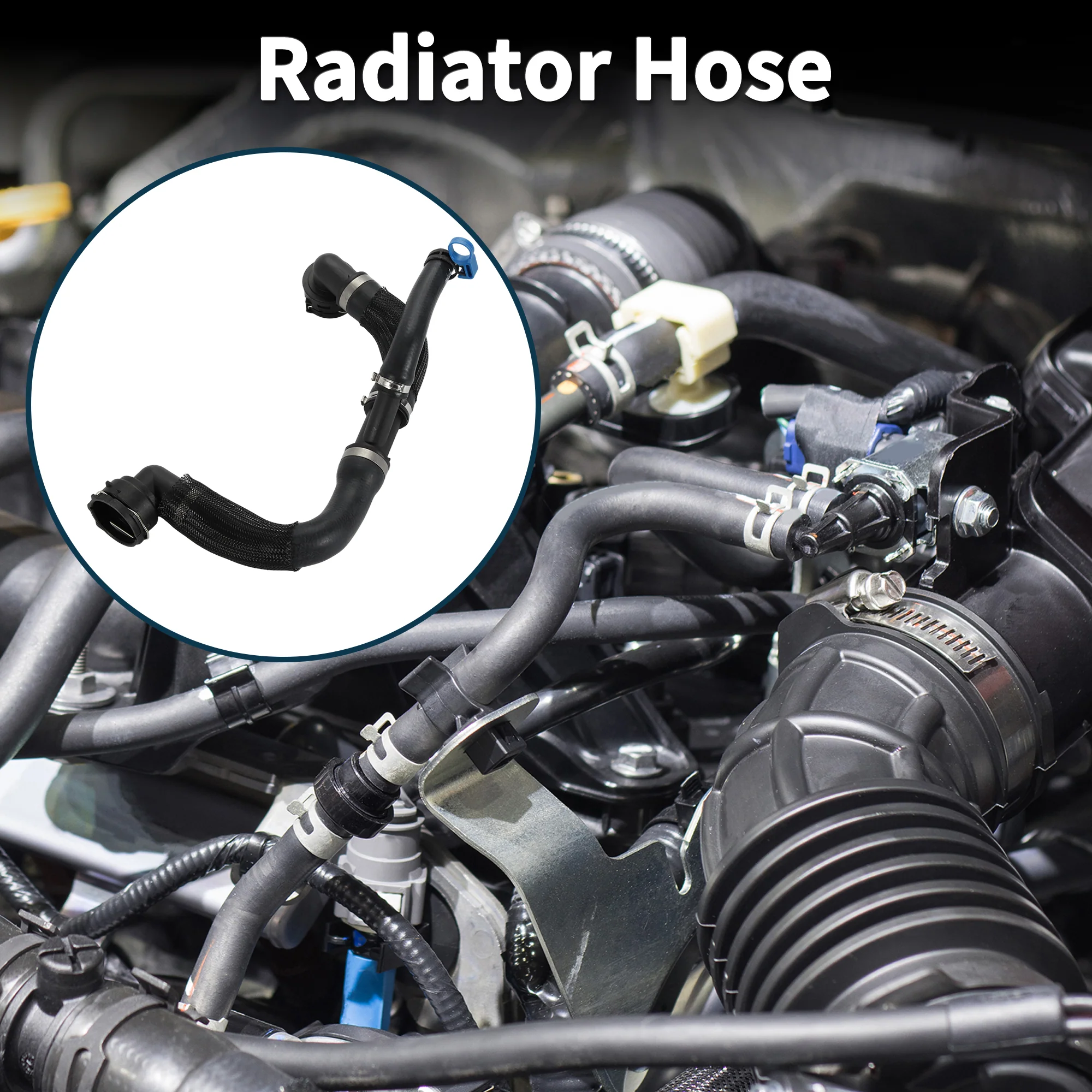 Radiator Hose for Land Rover Range Rover Evoque (L538) 12-18 No.LR094103 Rubber - Image 2