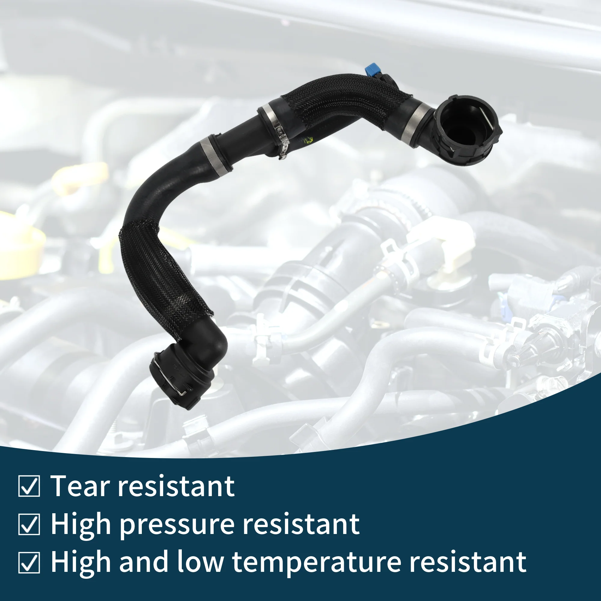 Radiator Hose for Land Rover Range Rover Evoque (L538) 12-18 No.LR094103 Rubber - Image 5