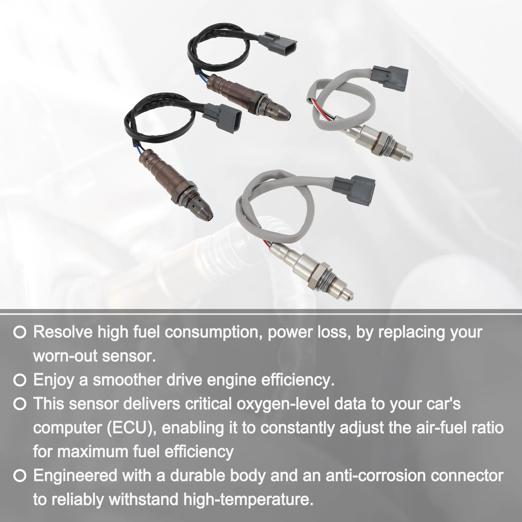 Upstream & Downstream Oxygen Sensor for Nissan Altima V6-3.5L 2349148 4 Pcs - Image 6
