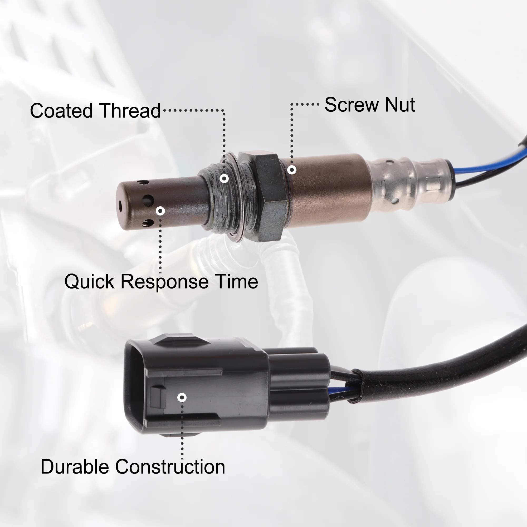 Upstream & Downstream Oxygen Sensor for Toyota 4Runner 4.7L 05-09 2349051 4 Pcs - Image 4