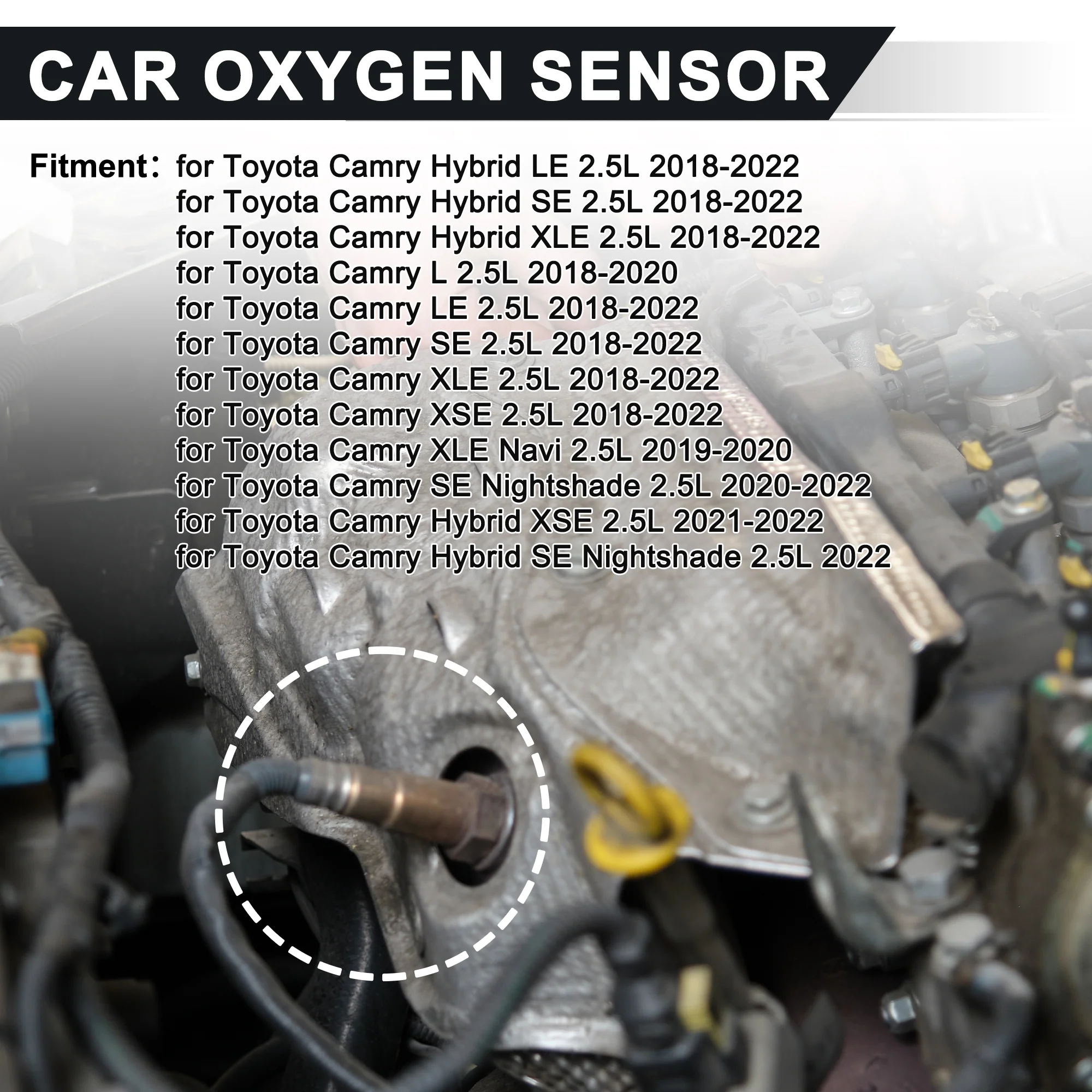 Upstream & Downstream Oxygen Sensor for Toyota Camry Hybrid LE 2.5L 2349307 2Pcs - Image 3