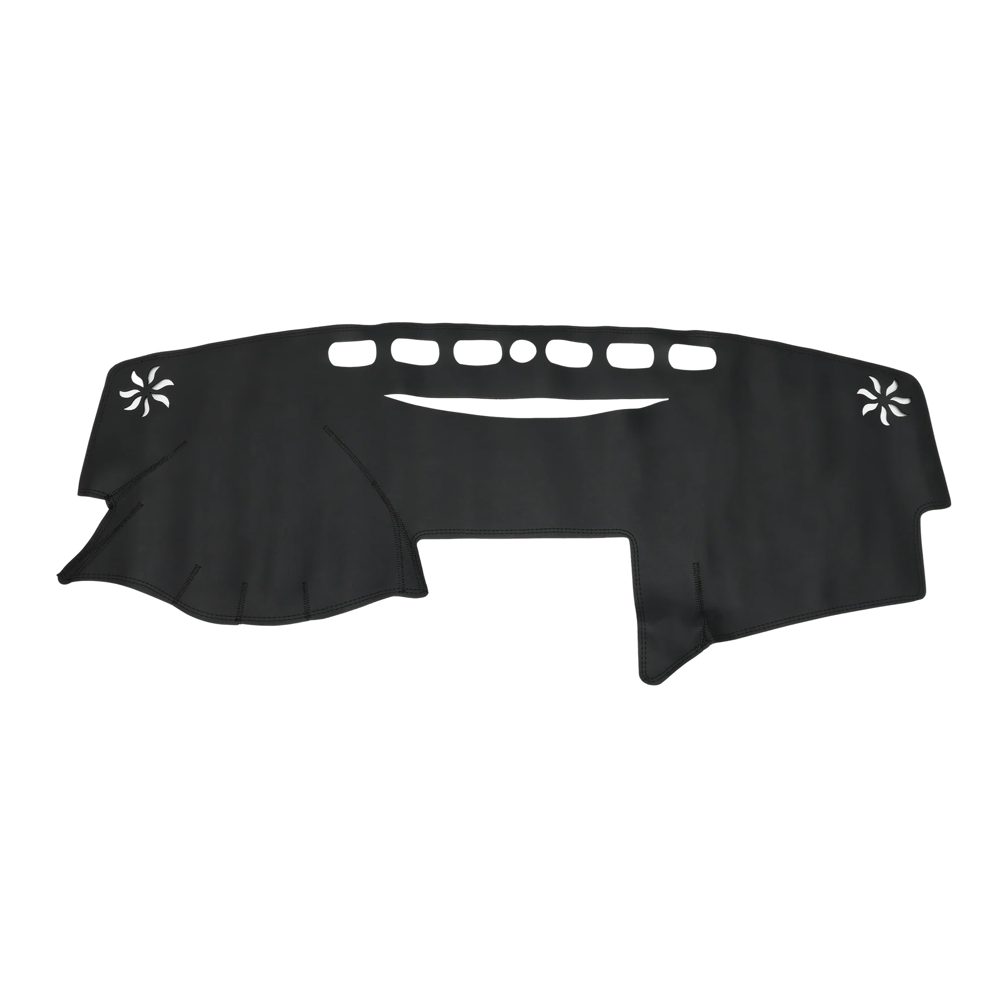 Dashboard Cover for Toyota Camry 2007-2011 without Hud Faux Leather Black 1 Pc