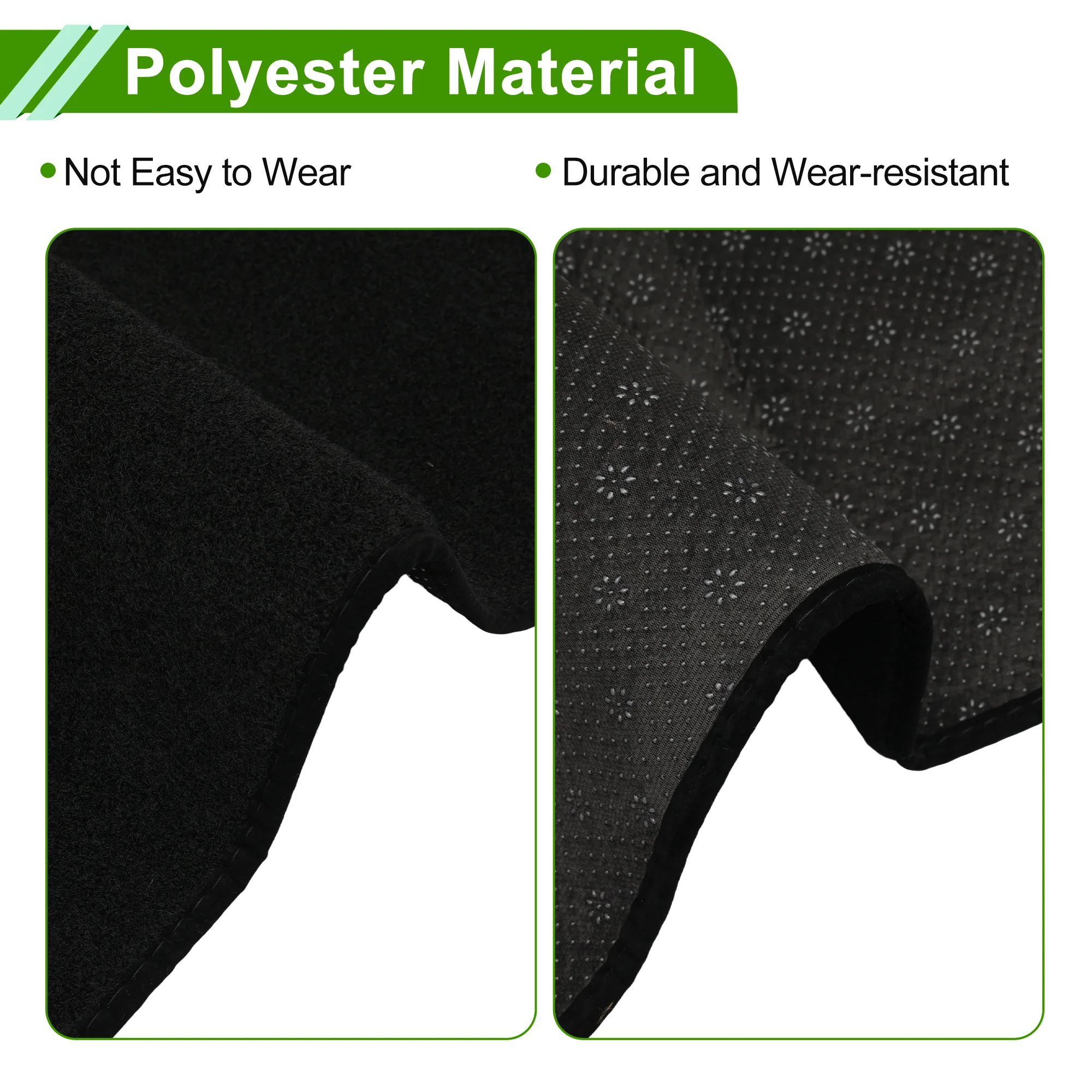 Dashboard Cover for Toyota Highlander 2020-2025 with Hud Polyester Black 1 Pc - Image 5