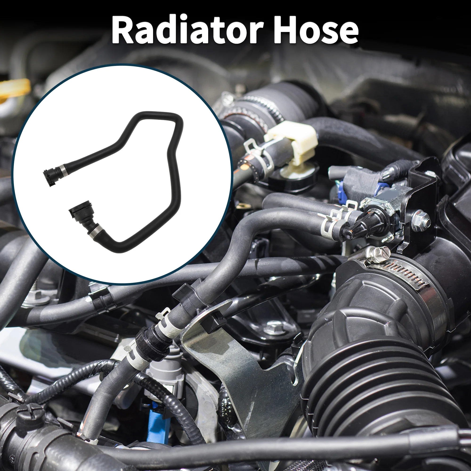 Radiator Hose No. 17127809819 for BMW 5 Gran Turismo (F07) 520d Coolant Pipe - Image 2