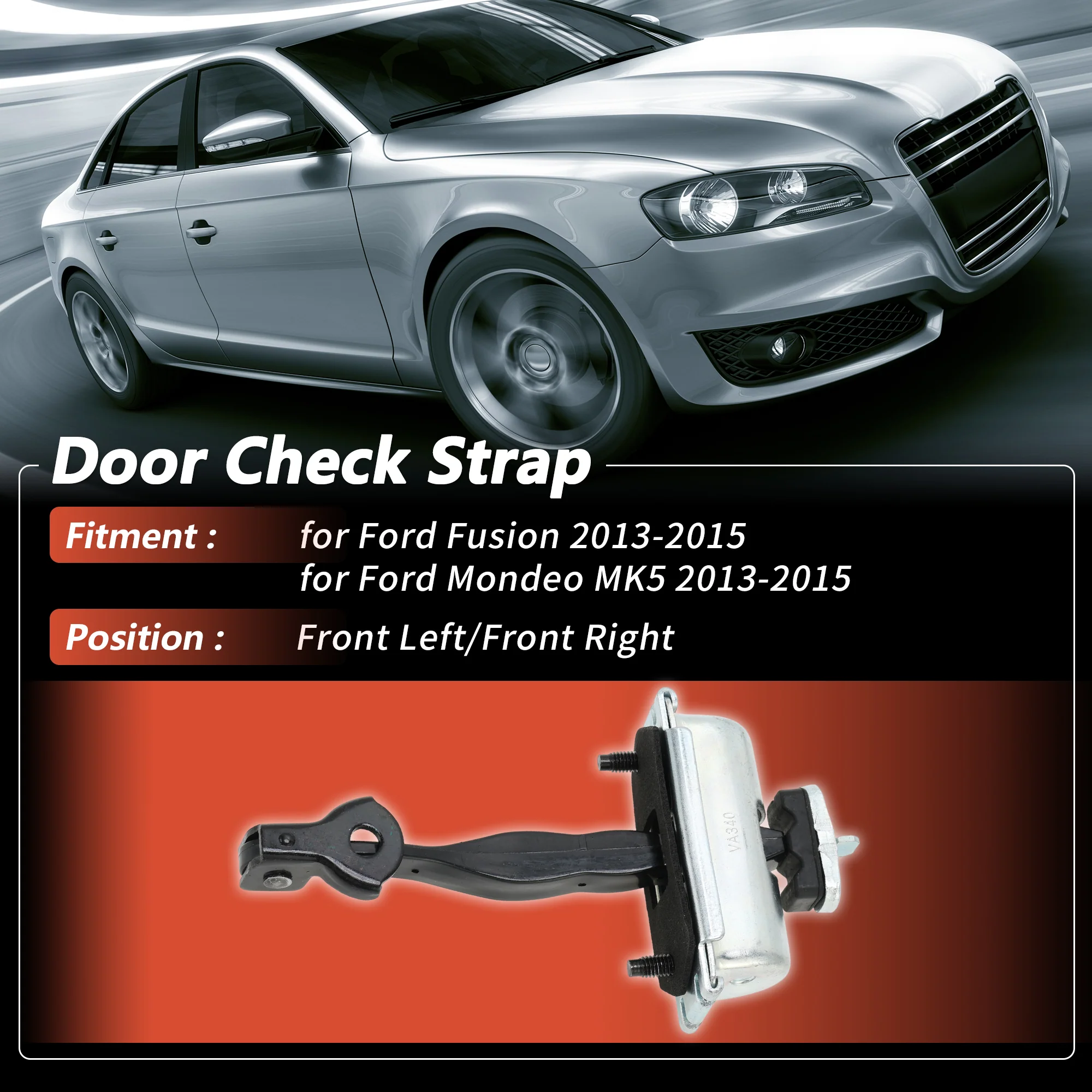 No.DS73F23552CA Front Left/Front Right Door Check Strap for Ford Fusion 13-15 - Image 3