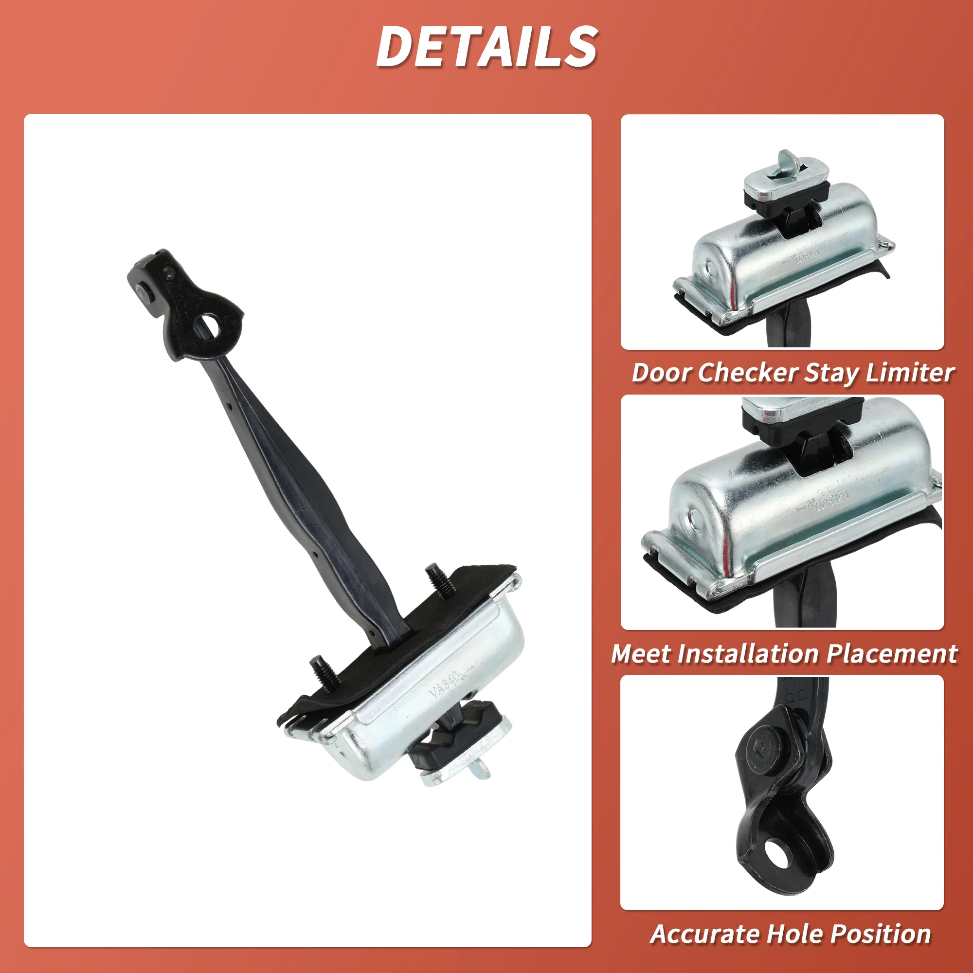 No.FA1Z5827204A Rear Left/Rear Right Door Check Strap for Lincoln MKX 16-23 1 Pc - Image 4