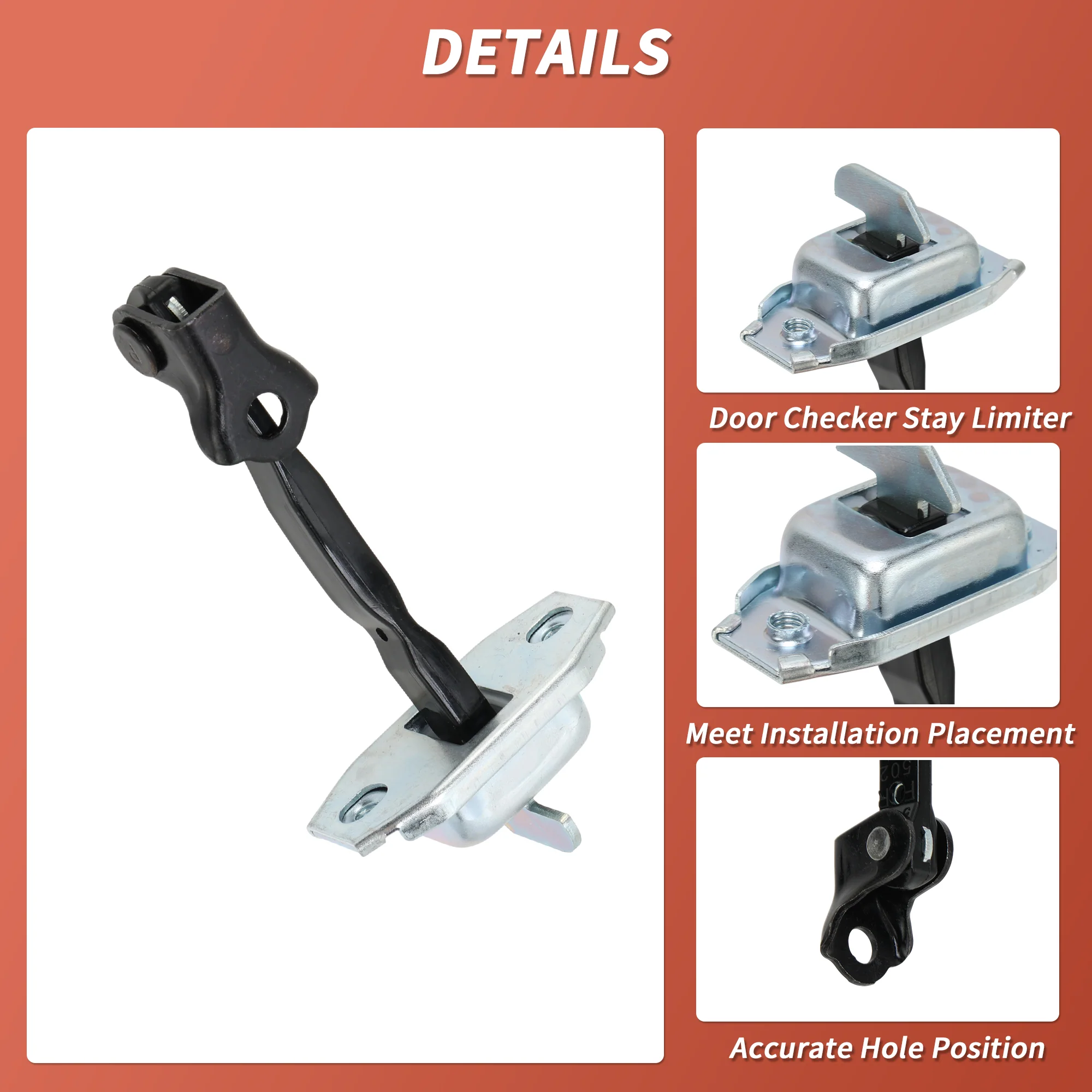 No.686100D020 Front Left/Front Right Door Check Strap for Toyota Corolla 03-09 - Image 4